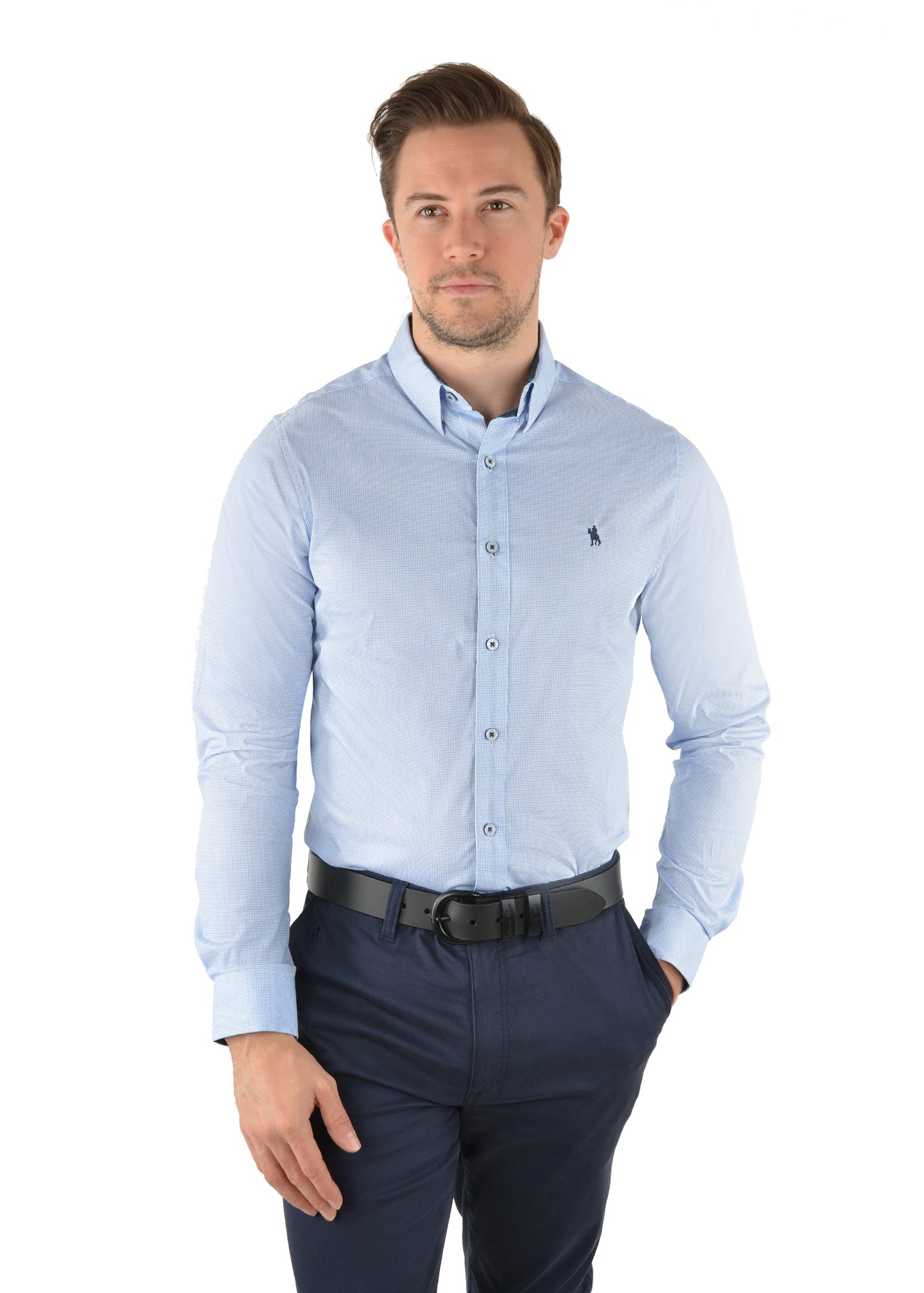 MENS WILLIAM TAILORED LS SHIRT