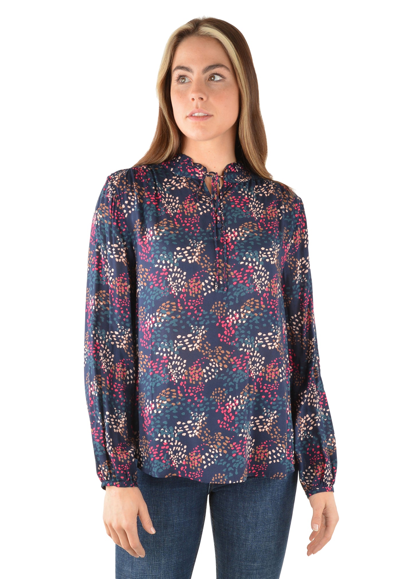 WMNS CHARLOTTE LS BLOUSE