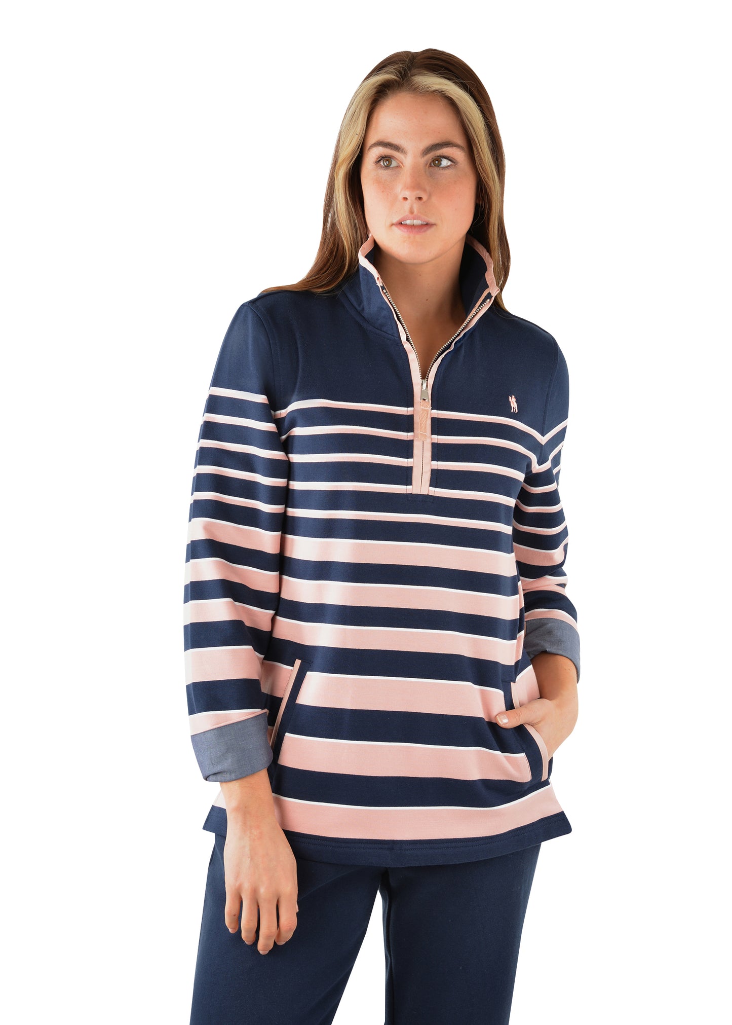 WMNS RUTH 1/4 ZIP RUGBY