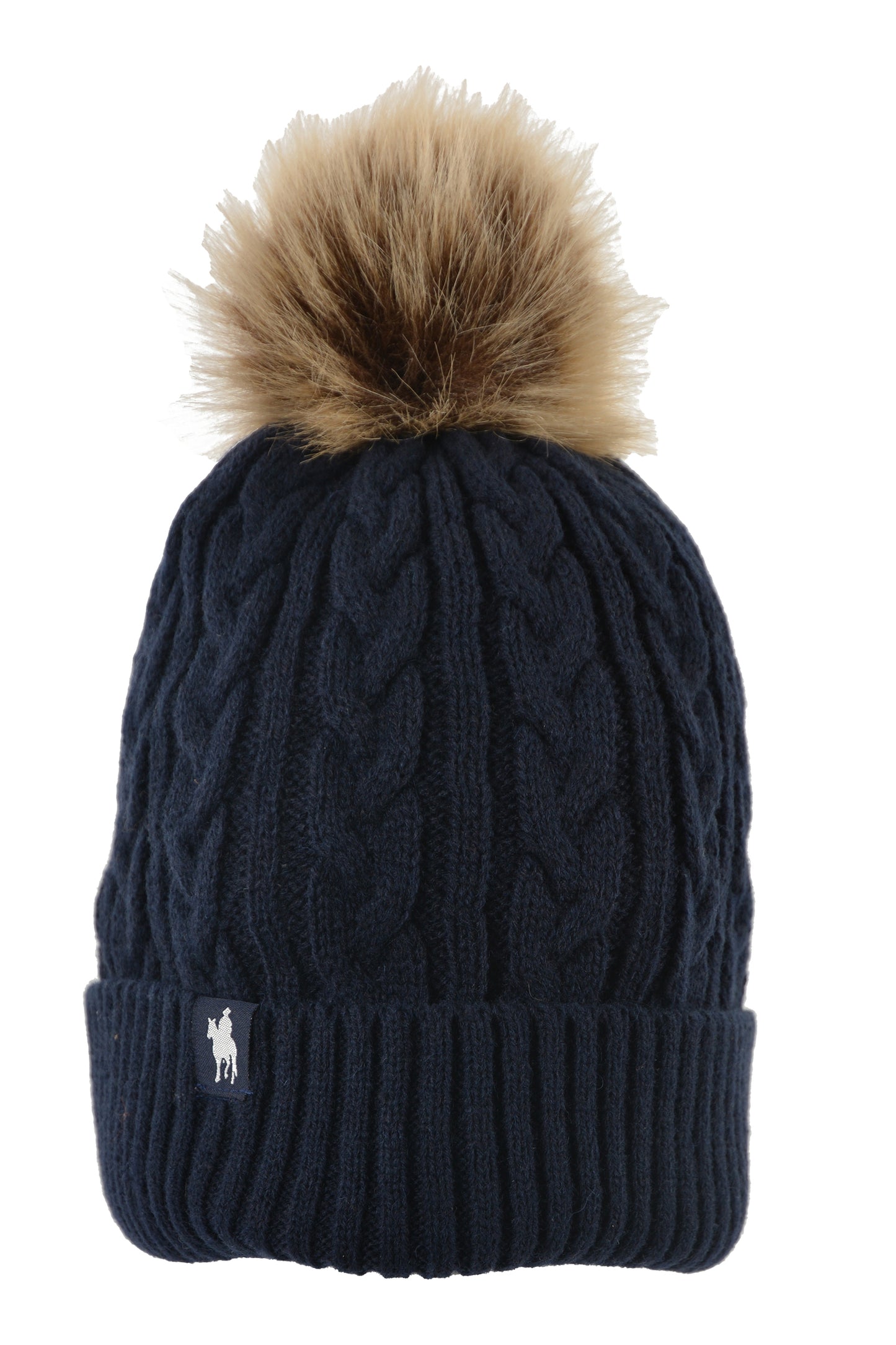 CABLE KNIT BEANIE
