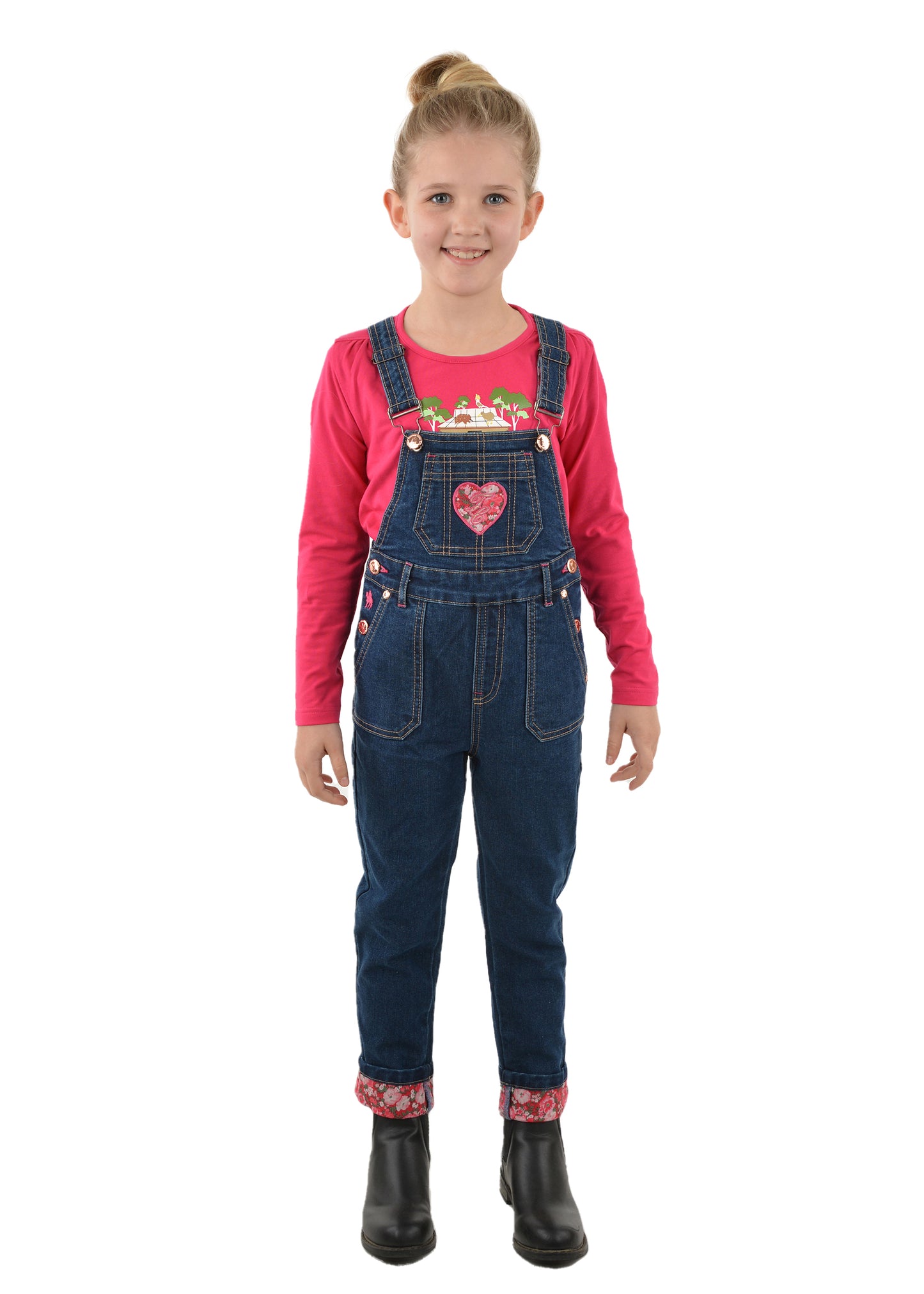 GIRLS GRACIE DUNGAREES