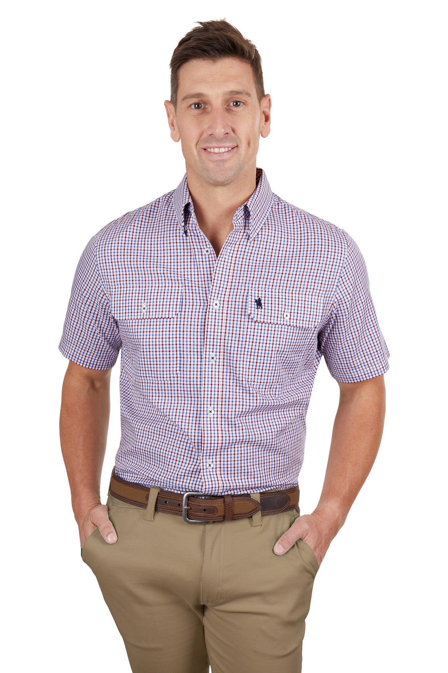 MENS BRETT 2PKT SS SHIRT