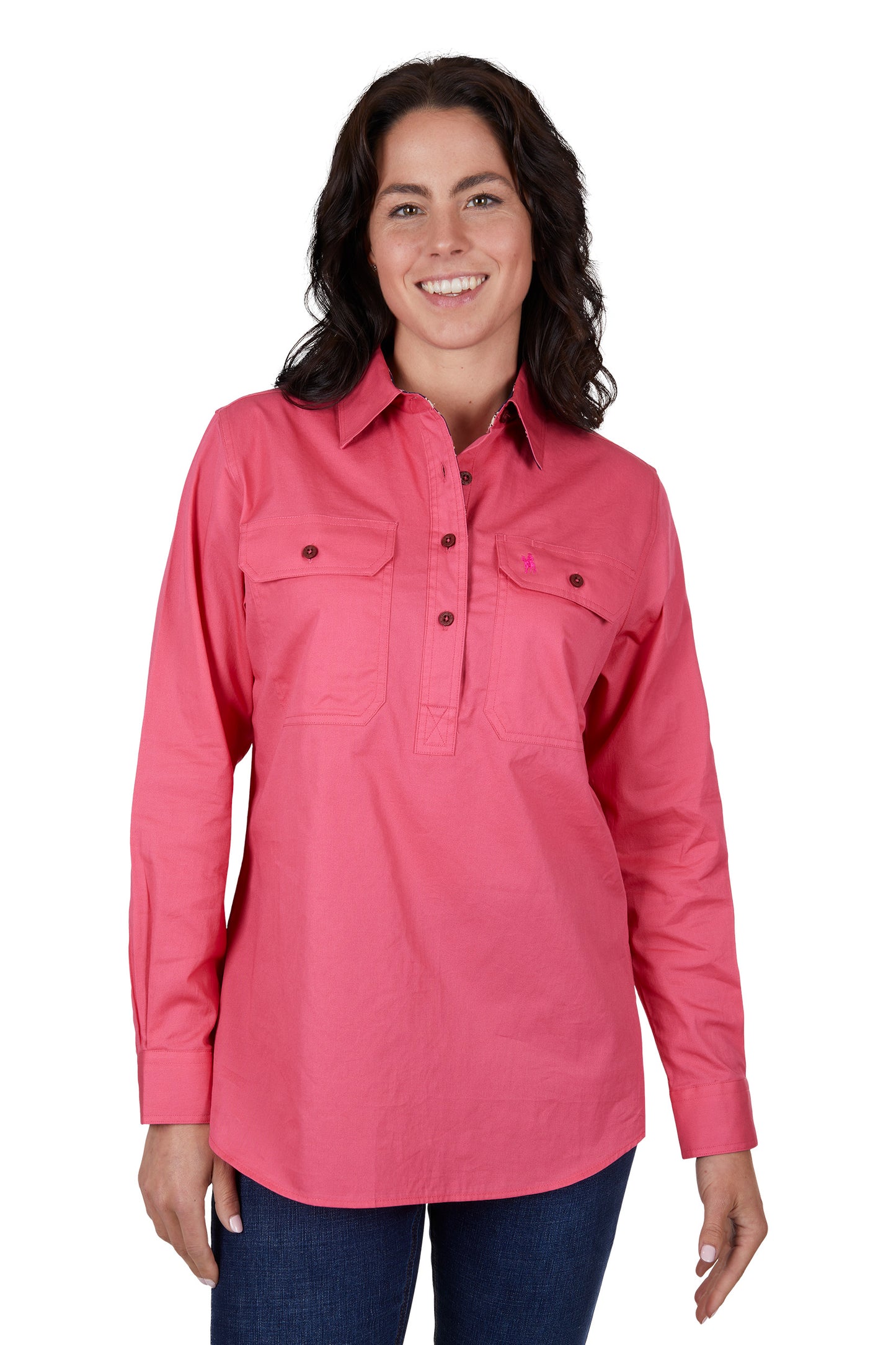 WMNS LIGHT H/PLKT LS SHRT