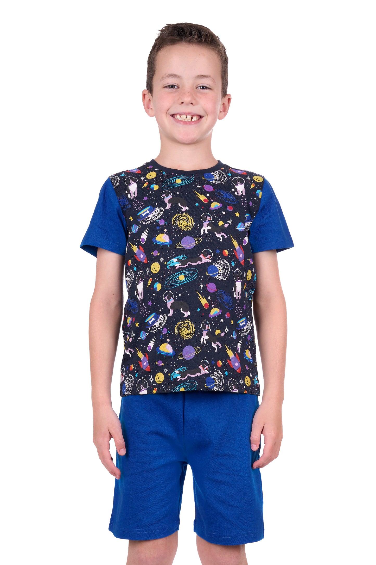 BOYS DOGS IN SPACE PJS