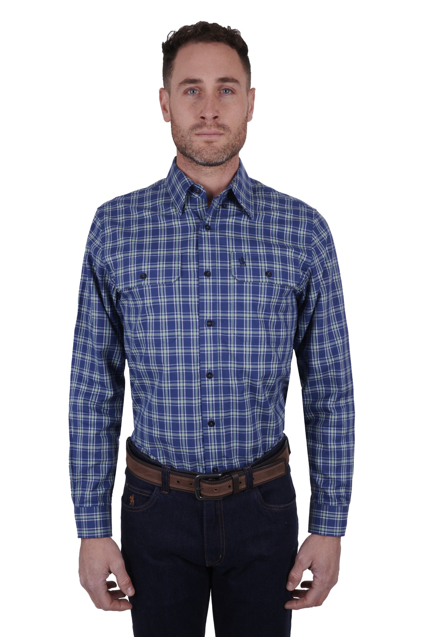 MENS WADE 2PKT LS SHIRT