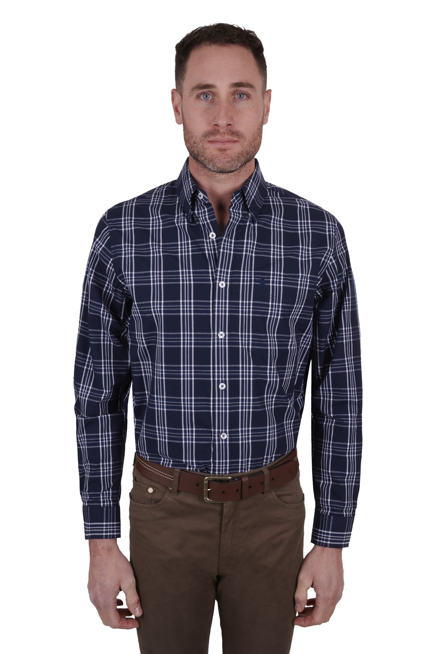 MENS SPENCER 1PKT LS SHIRT