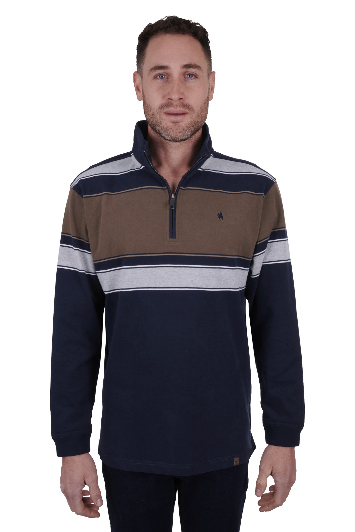 MENS JASON 1/4 ZIP RUGBY