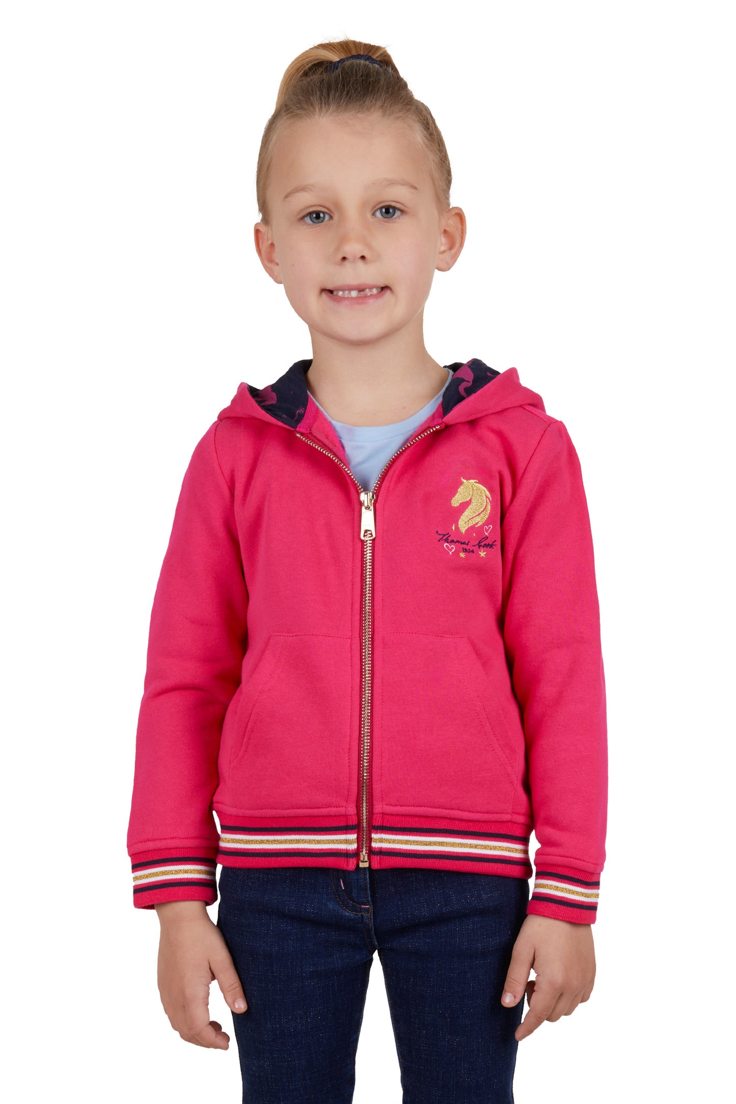 GIRLS CHELSEA ZIP UP HOODIE