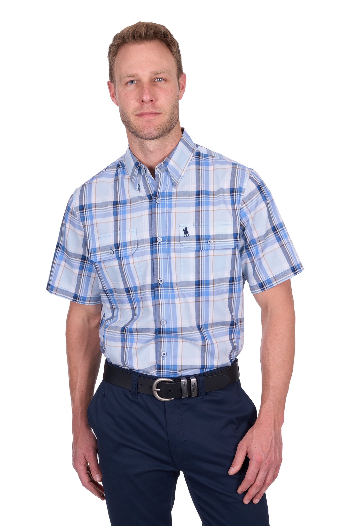 MENS BRIAN 2PKT SS SHIRT