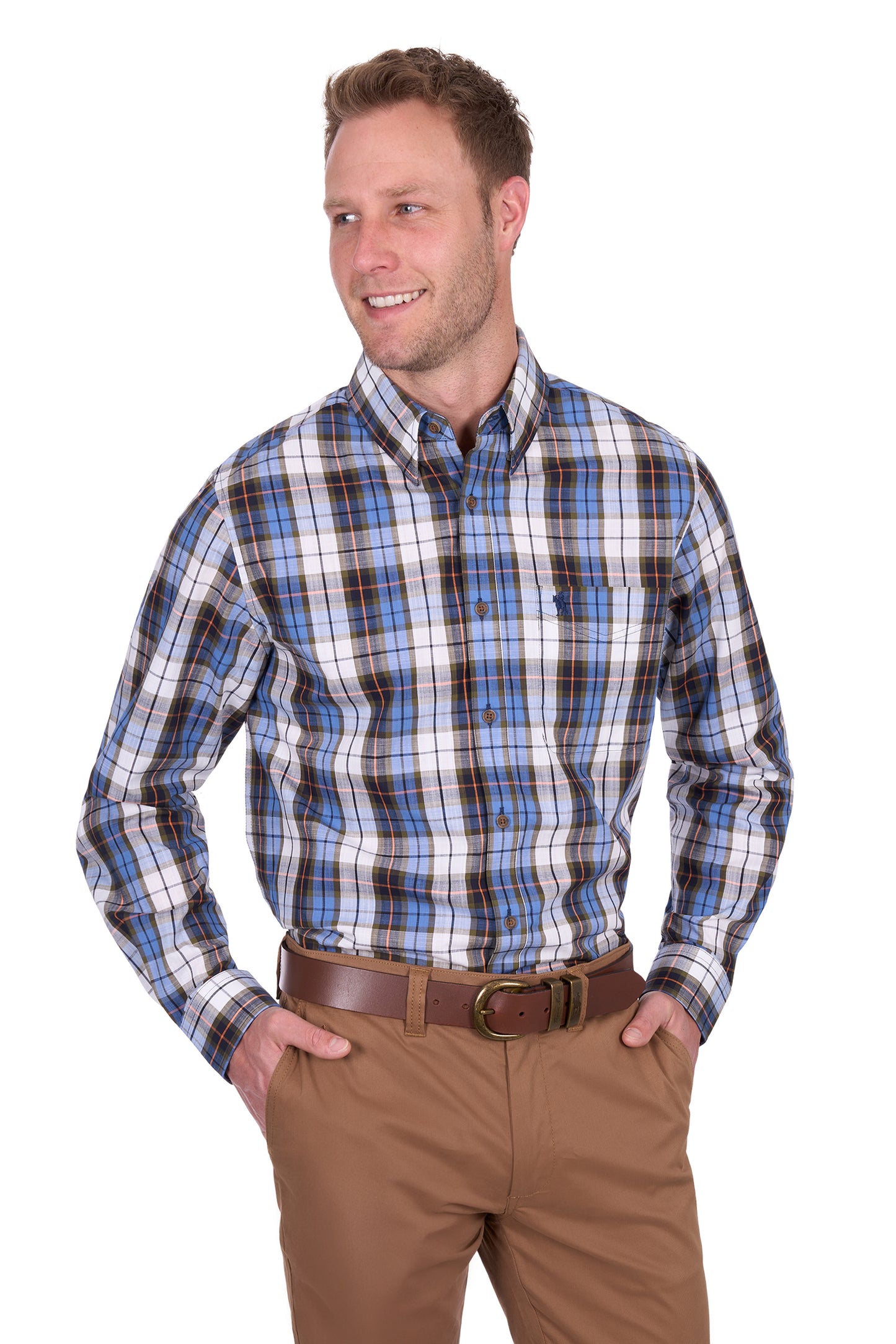 MENS DANIEL 1PKT LS SHIRT