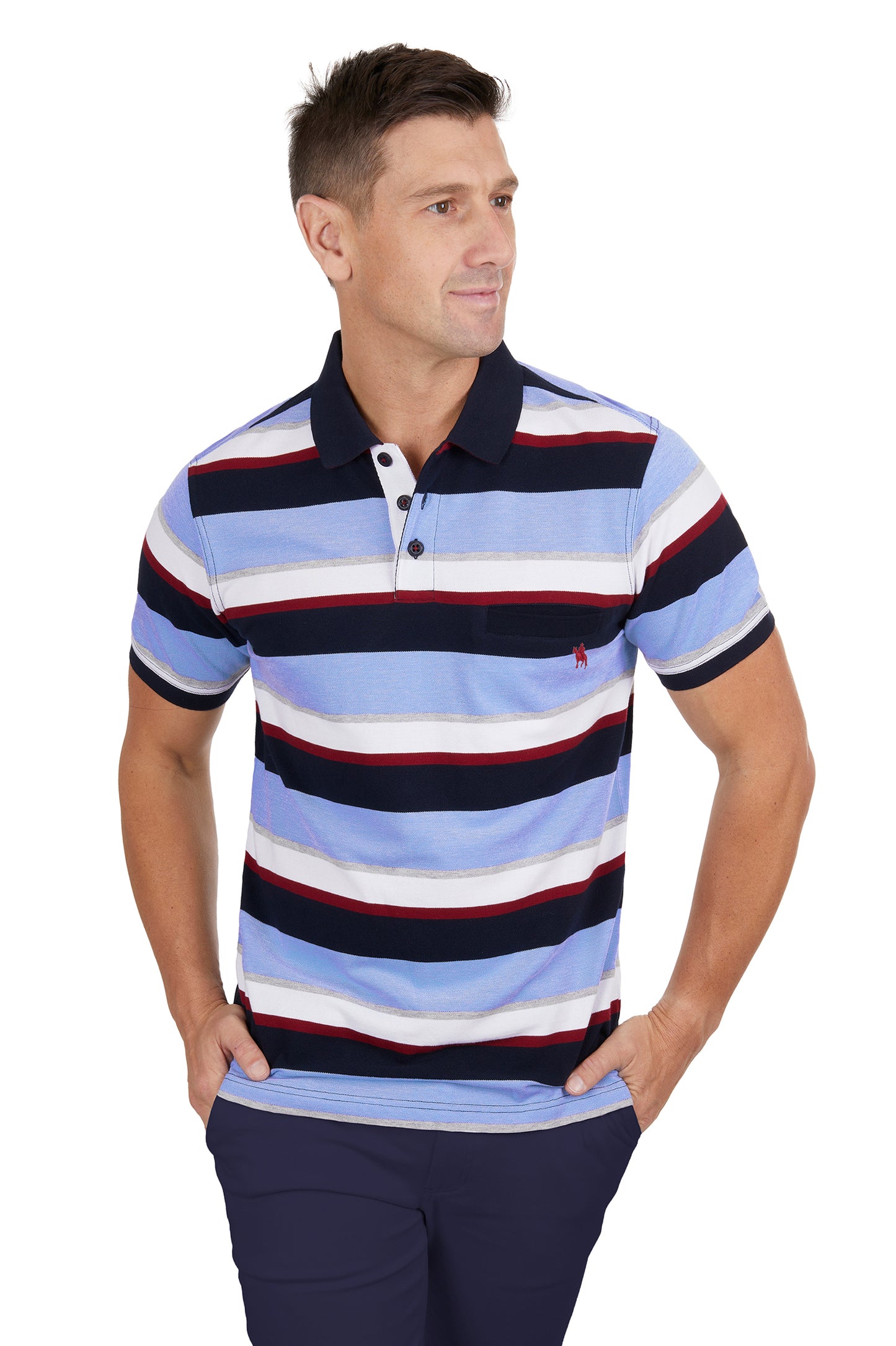MENS GAVIN 1PK SS POLO