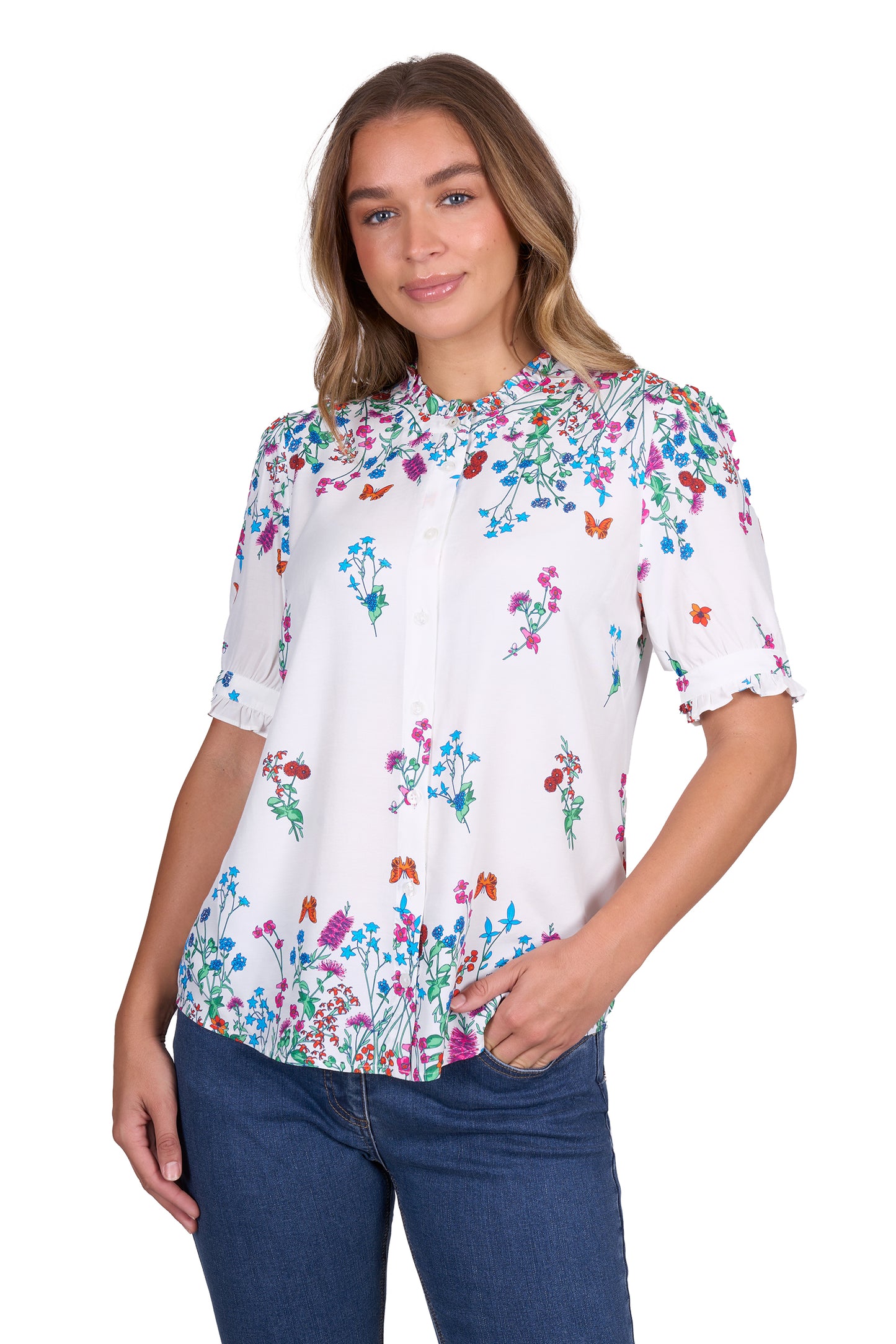 WMNS BRIDGET SS BLOUSE