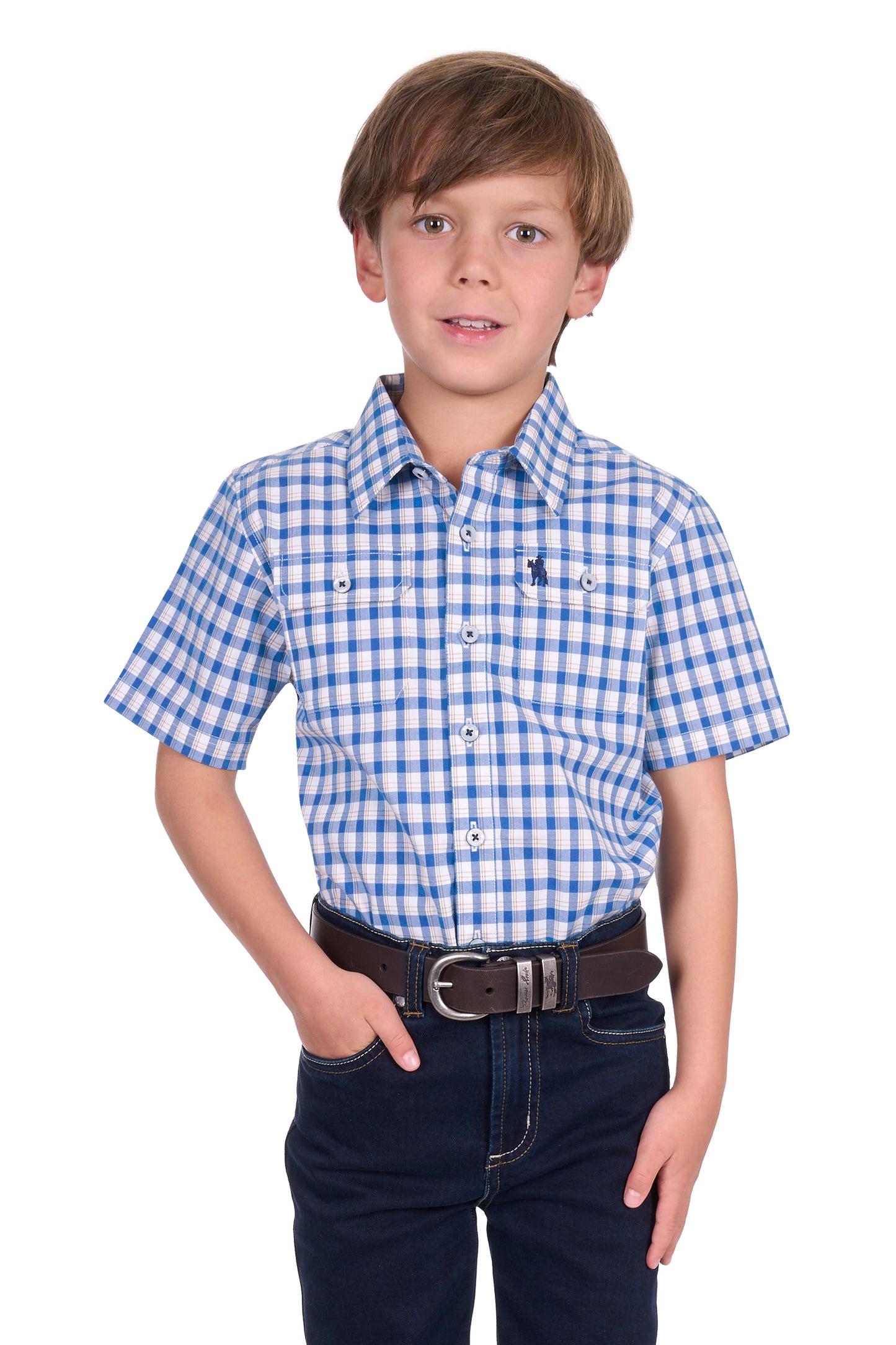 BOYS CHRIS 2PKT SS SHIRT