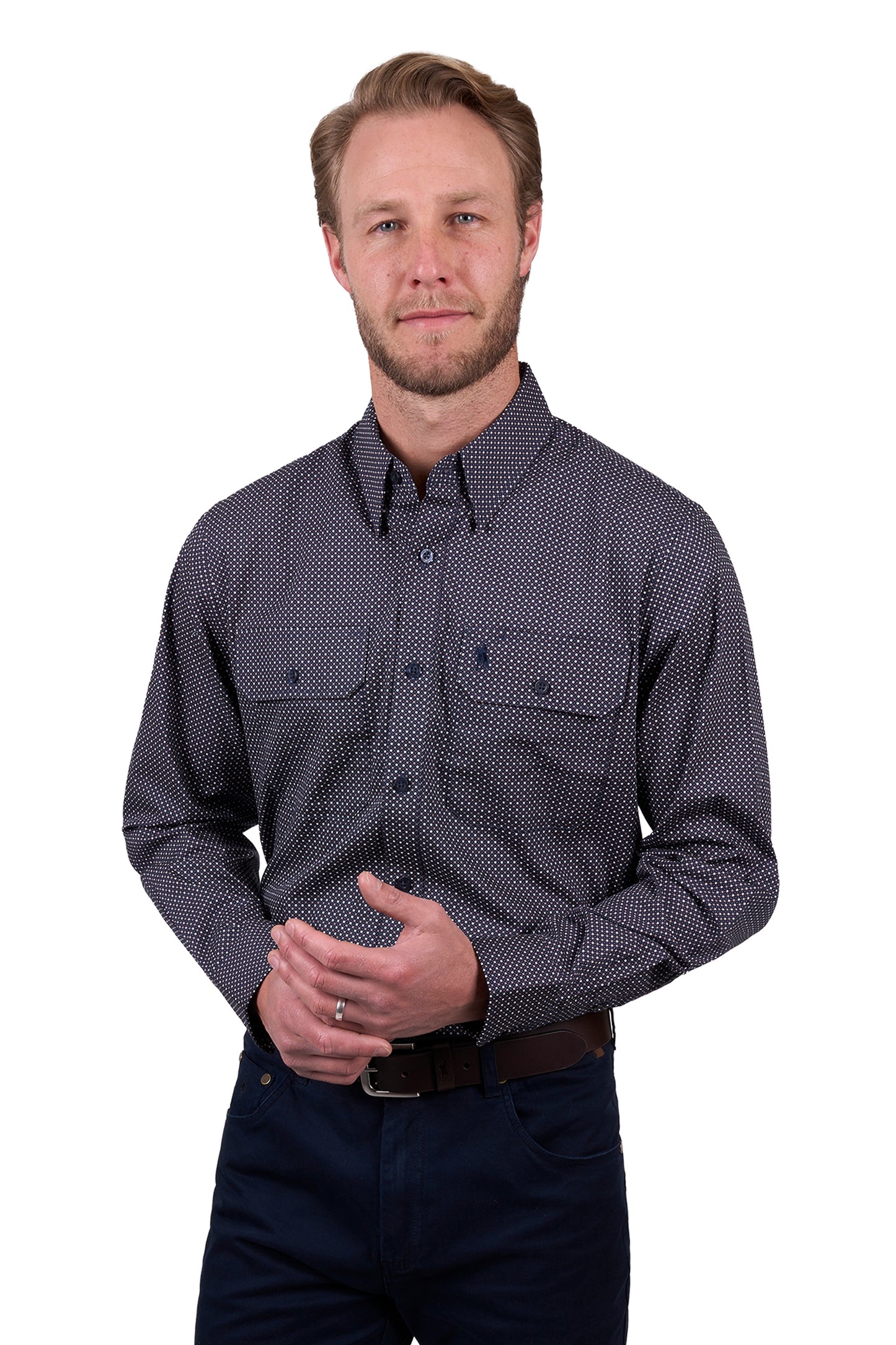 MENS ARLO 2PKT LS SHIRT