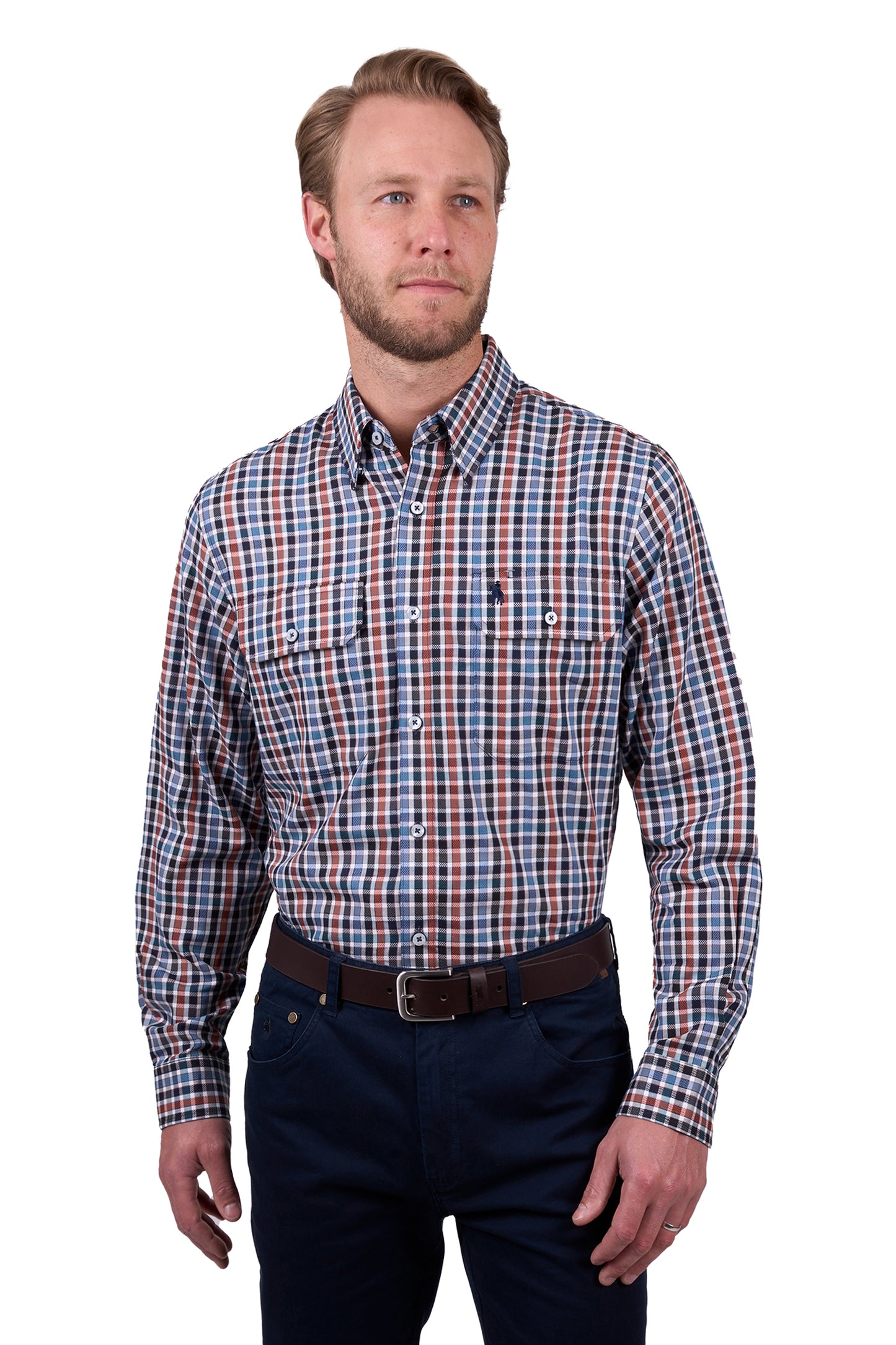 MENS BEN 2PKT LS SHIRT