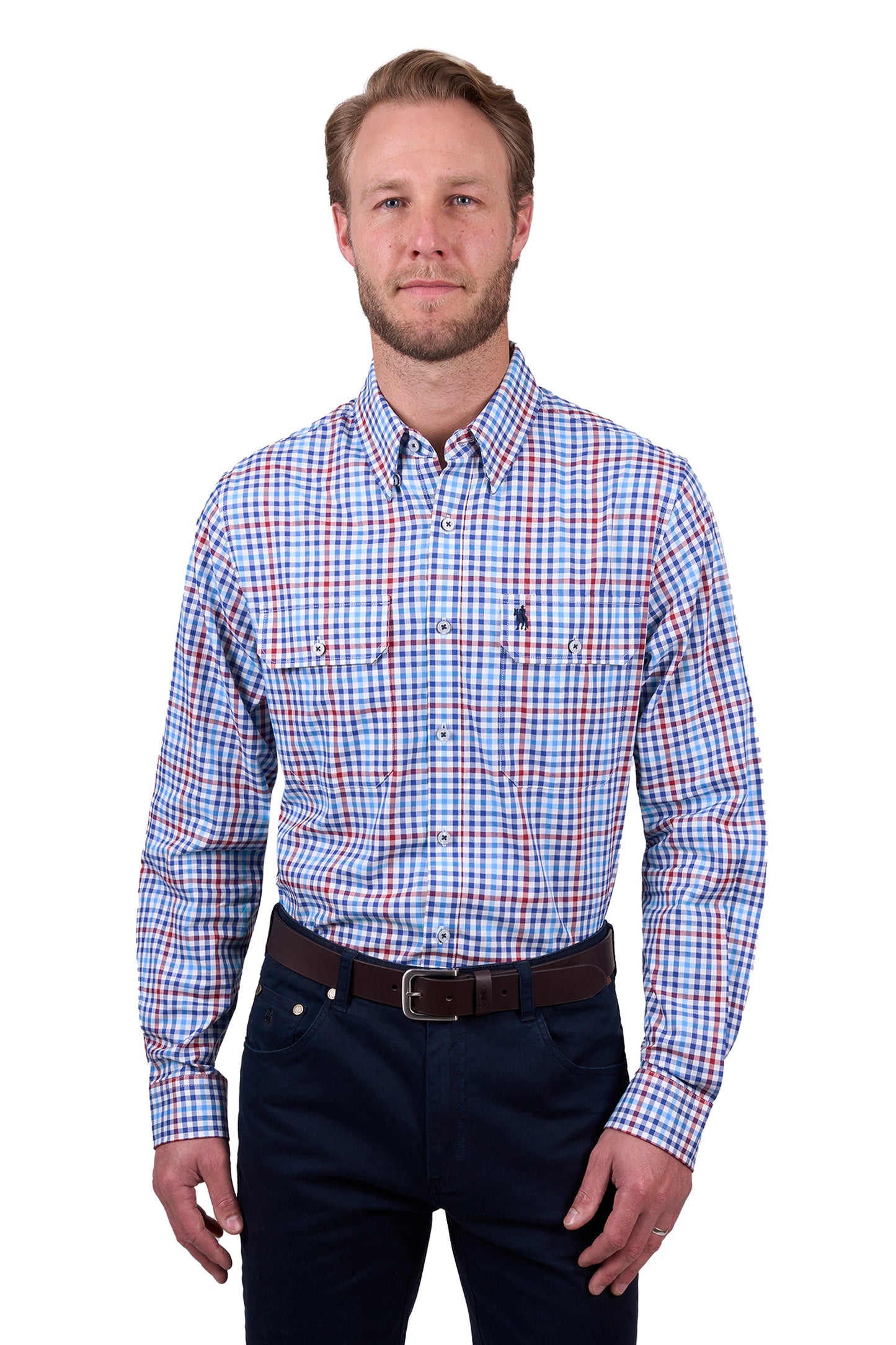 MENS FRED 2PKT LS SHIRT