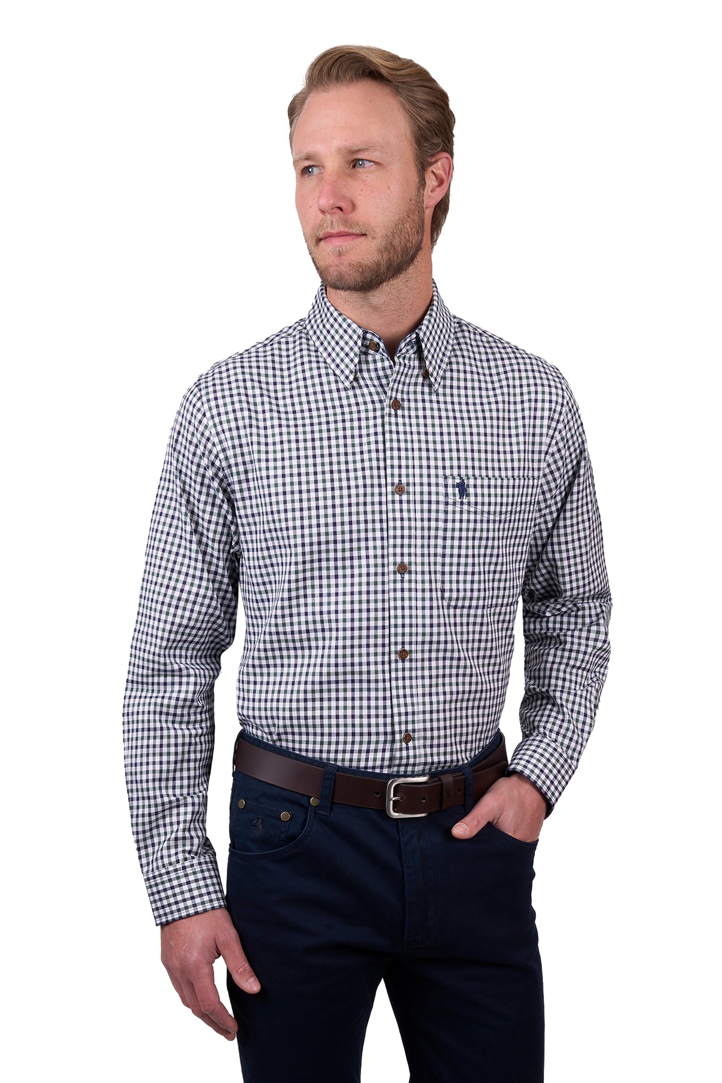 MENS LYLE 1PKT LS SHIRT