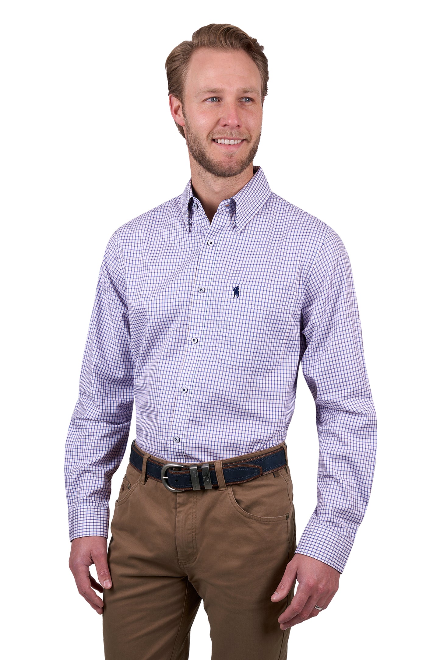 MENS HAWK 1PKT LS SHIRT
