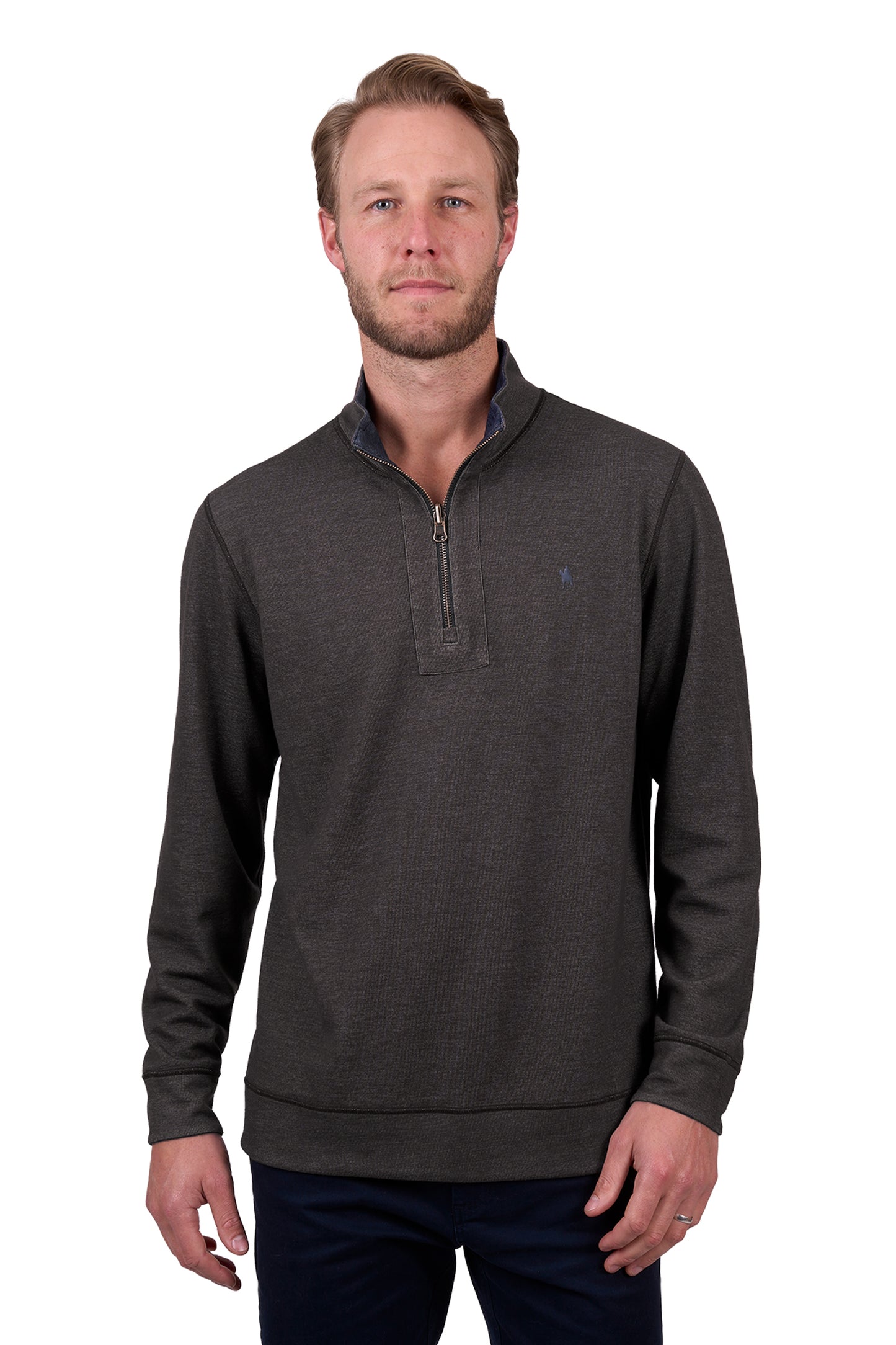 MENS VIC REVS 1/4 ZIP JUMPER