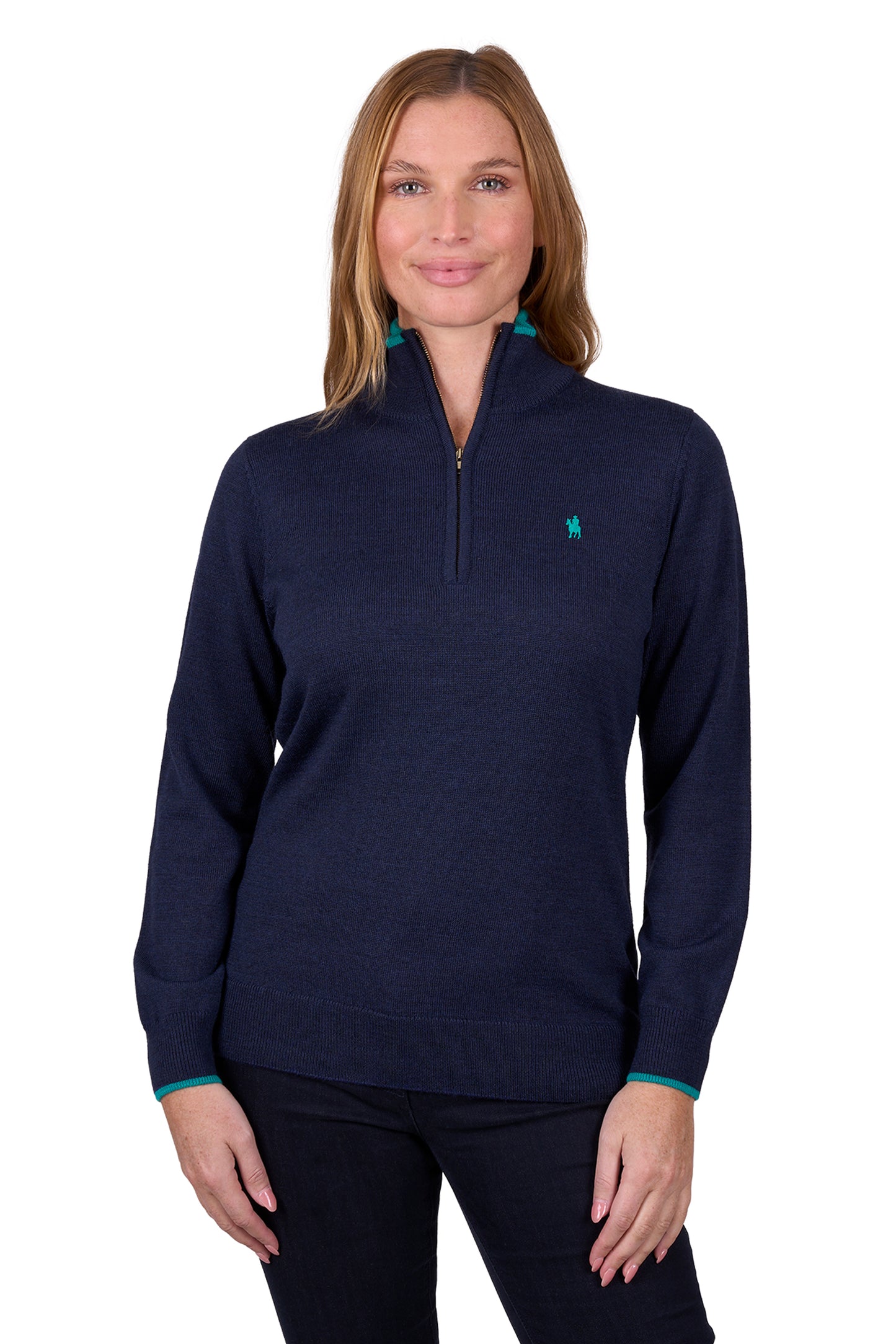 WMNS JEANETTE 1/4 ZIP JUMPER