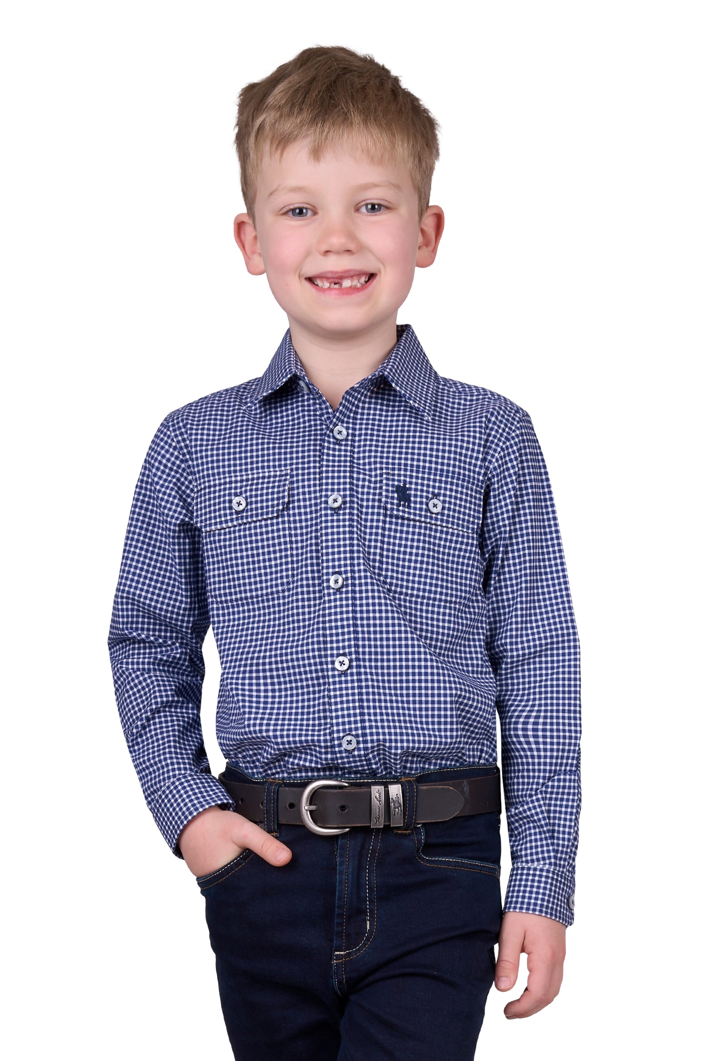 BOYS BROCK 2PKT LS SHIRT