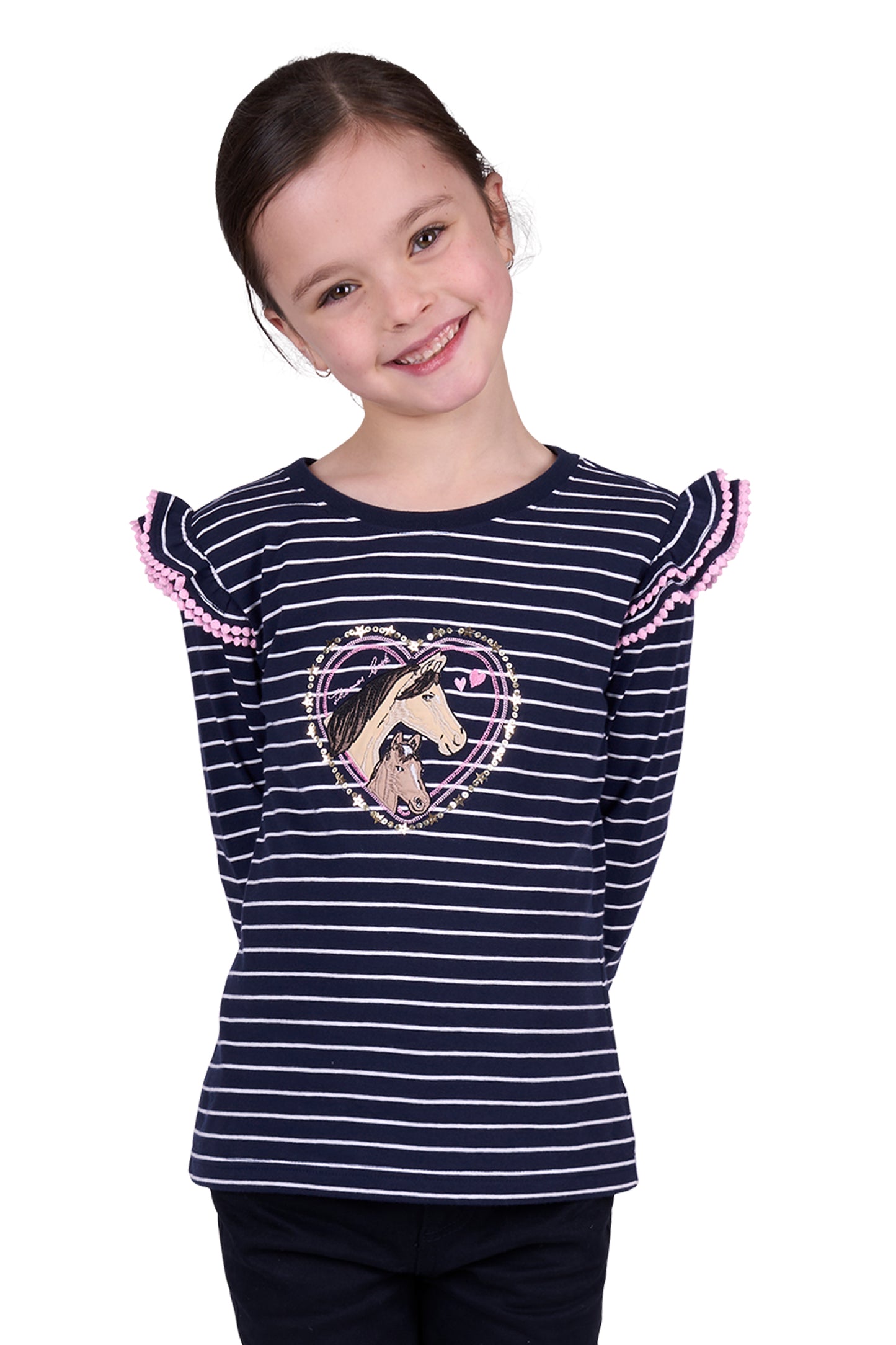 GIRLS NICOLE LS TEE