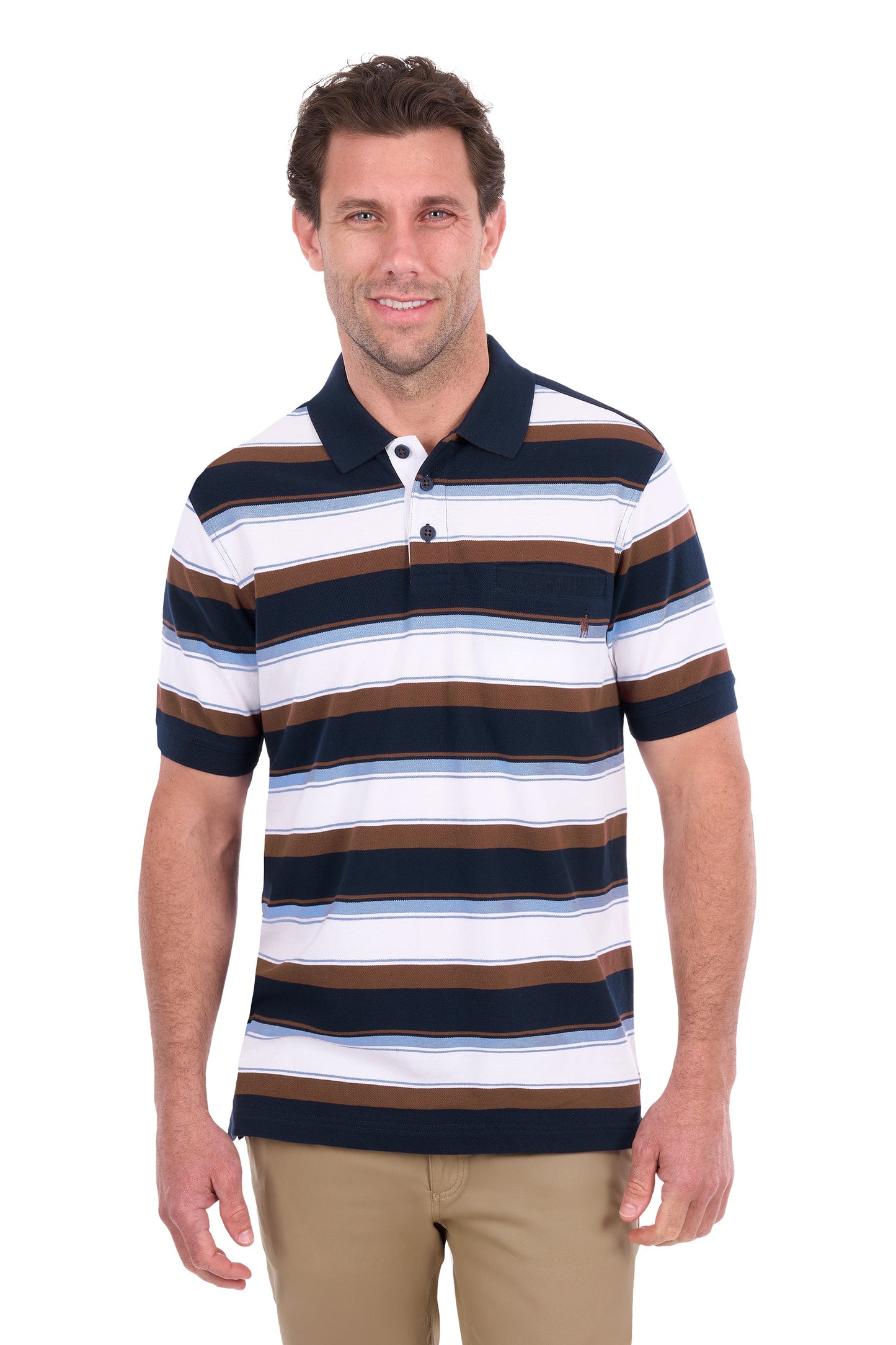 MENS RANDY 1PKT SS POLO