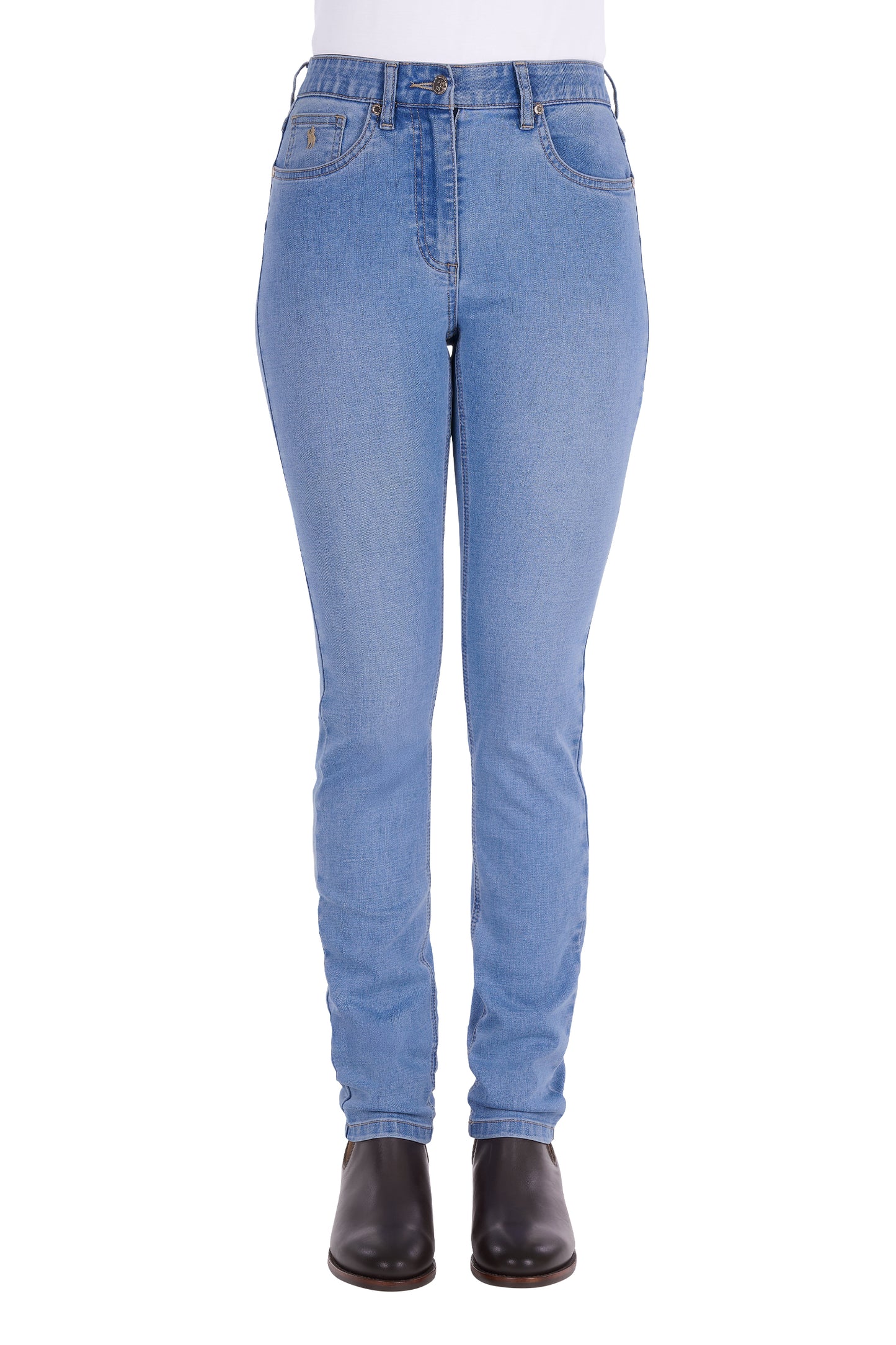 WMNS EBONY SLIM LEG JEAN 32L