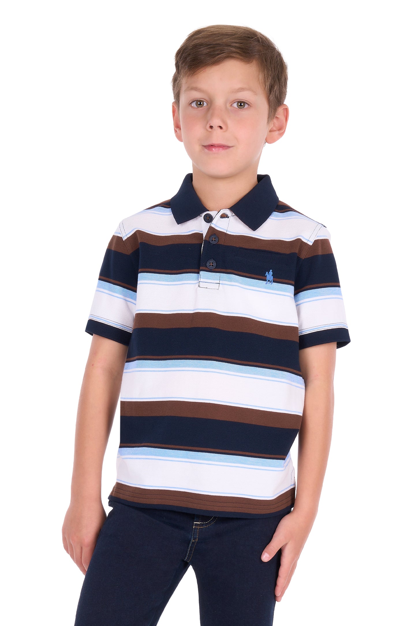 BOYS RANDY 1PKT SS POLO