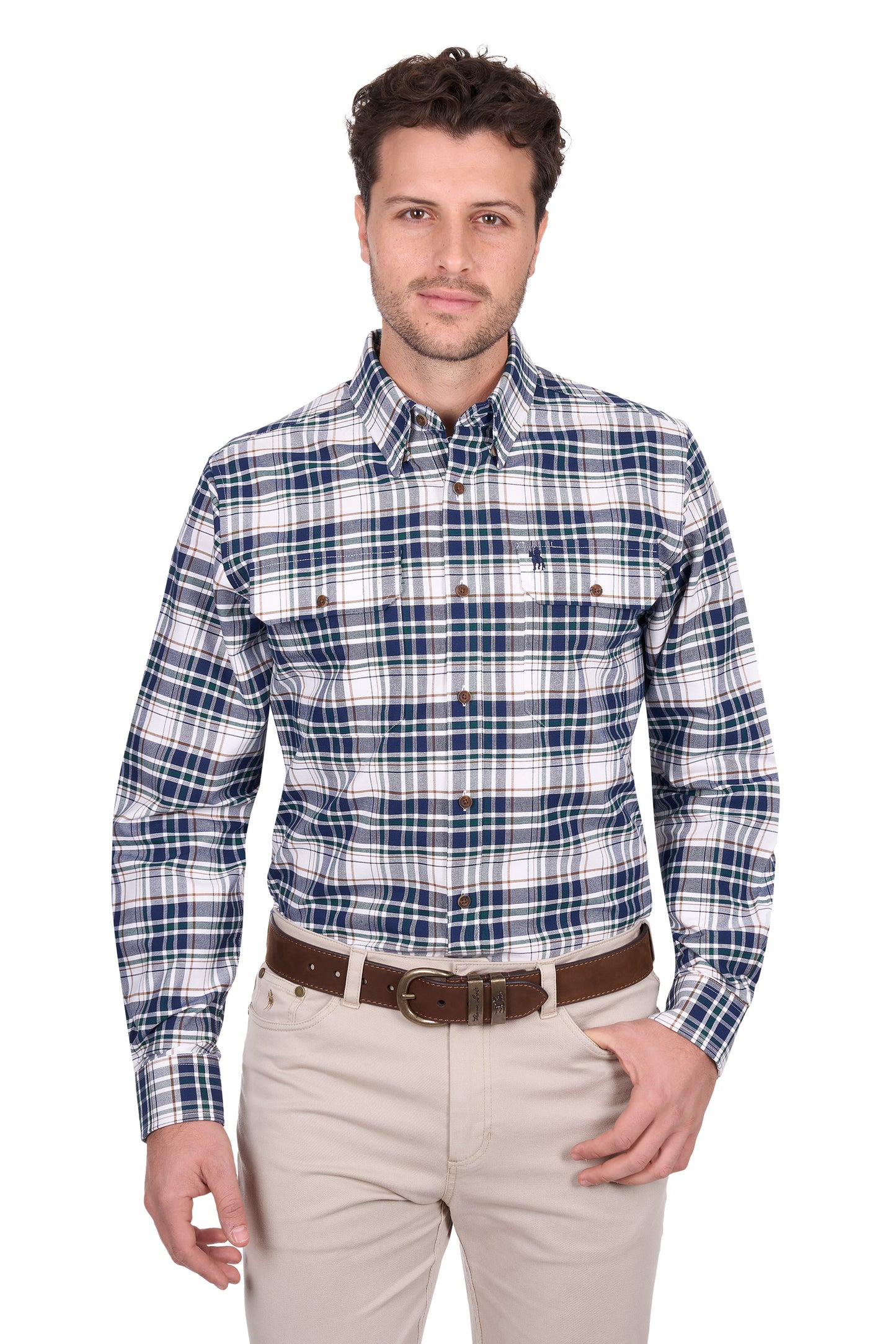 MENS JUSTIN 2PKT LS SHIRT