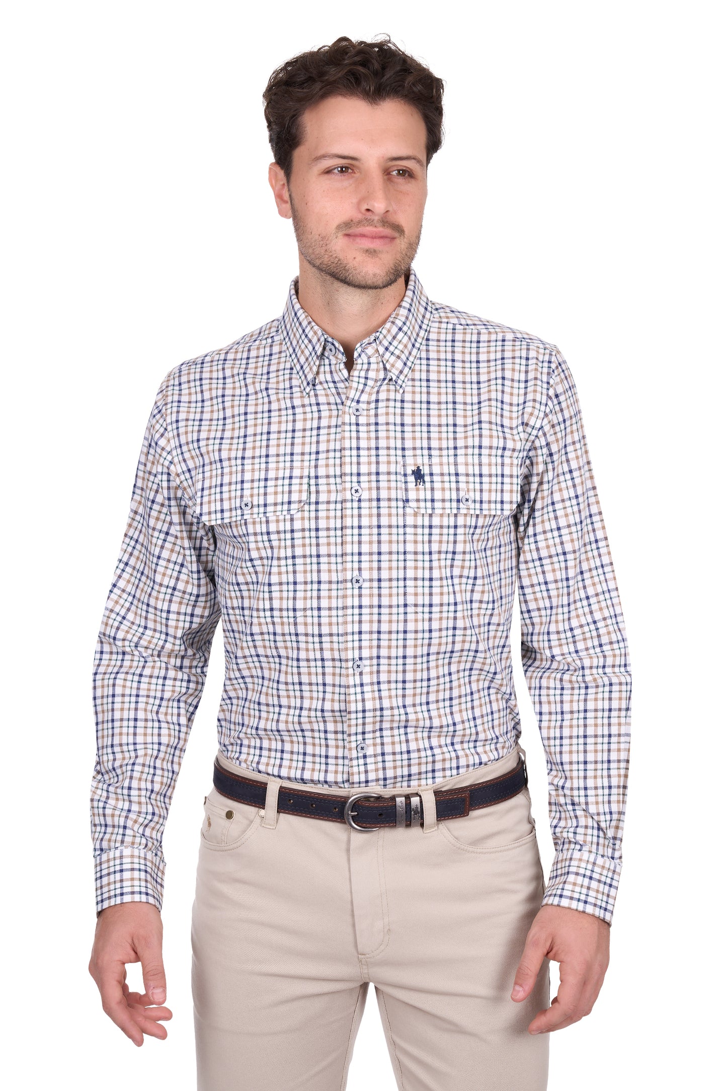 MENS CHAD 2PKT LS SHIRT