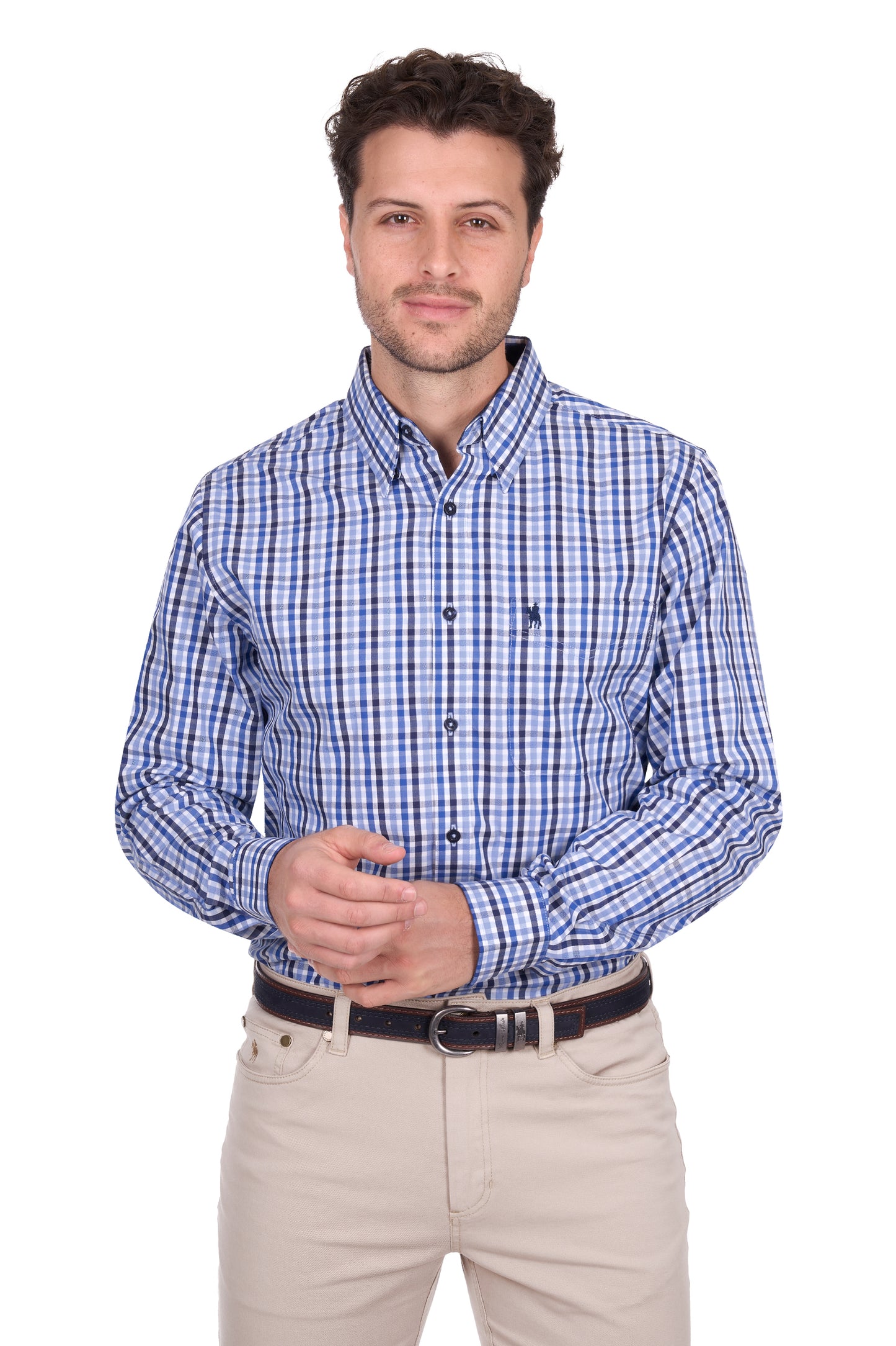 MENS ANDREW 1PKT LS SHIRT