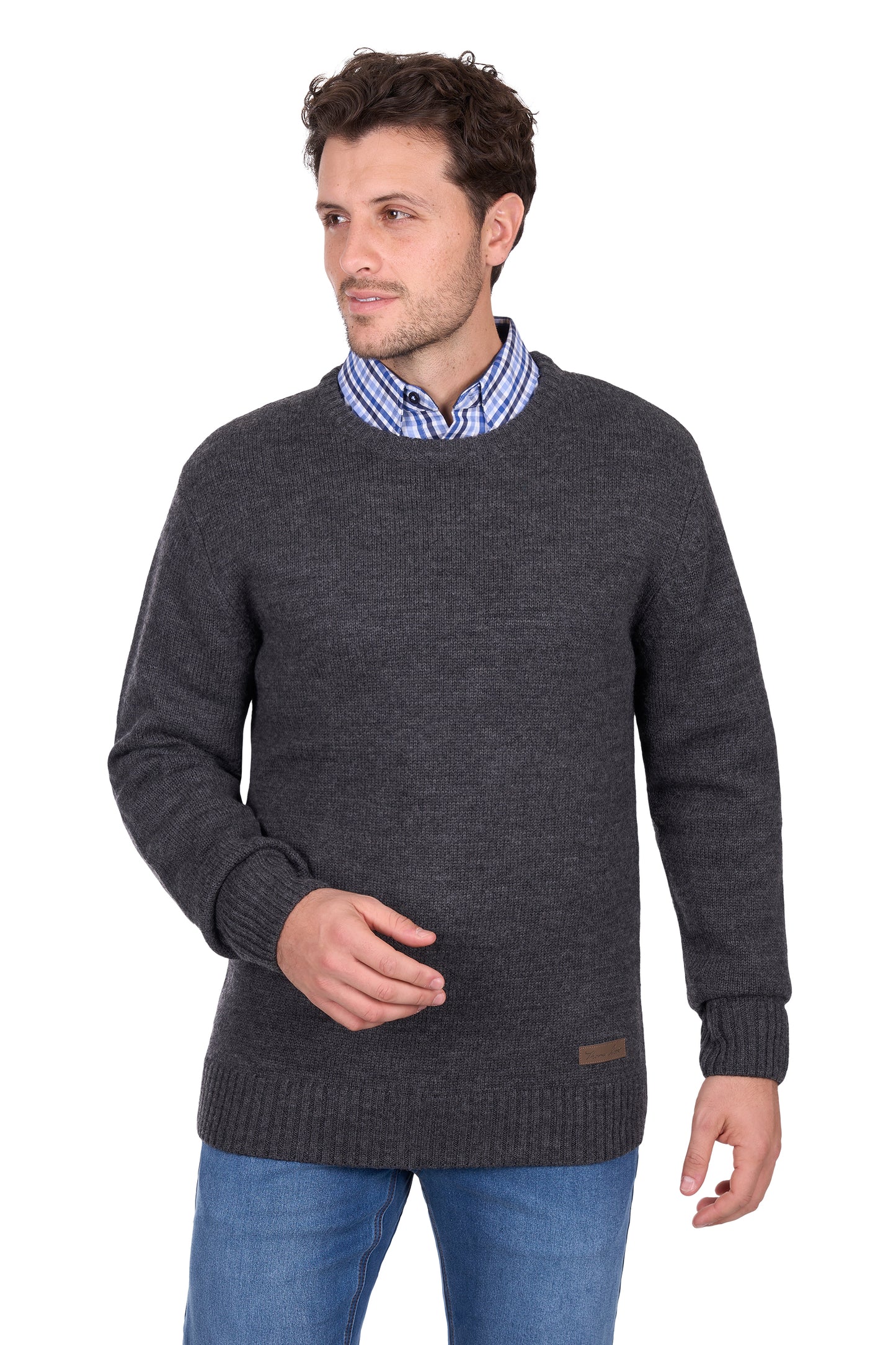 MENS TERRY CREW JUMPER