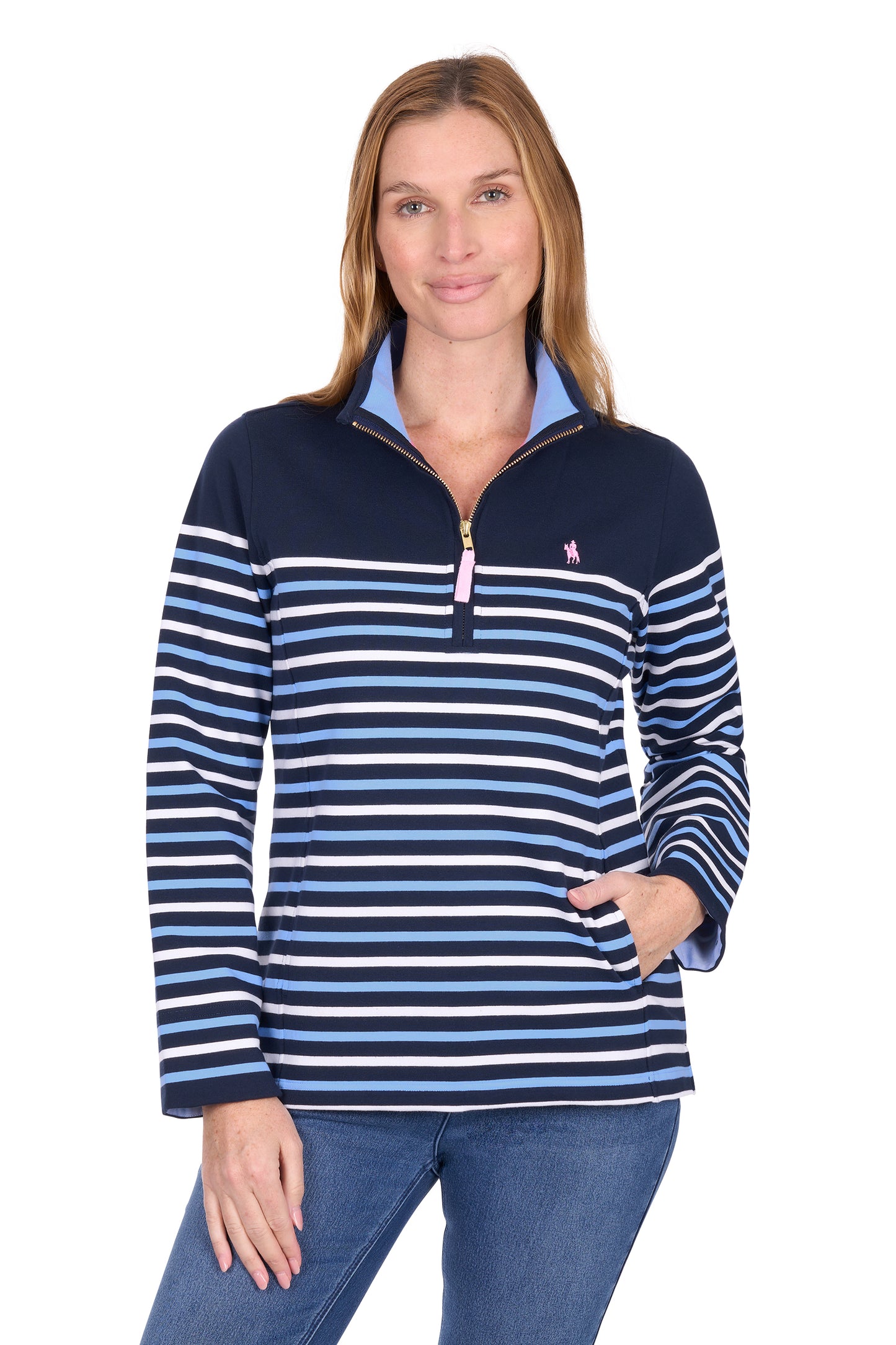 WMNS LEXI 1/4 ZIP RUGBY