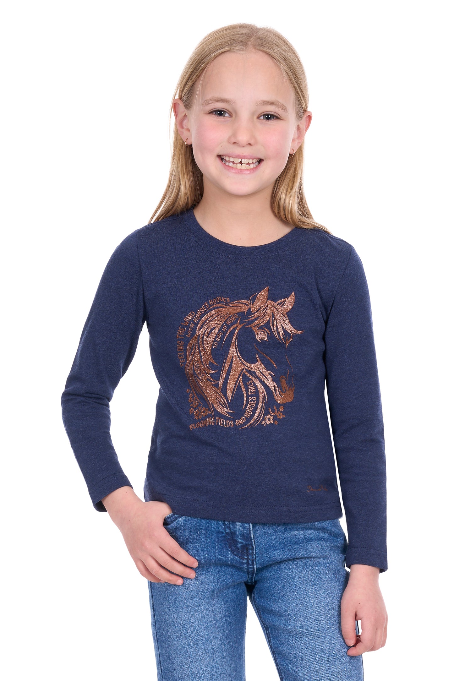 GIRLS SASHA LS TEE