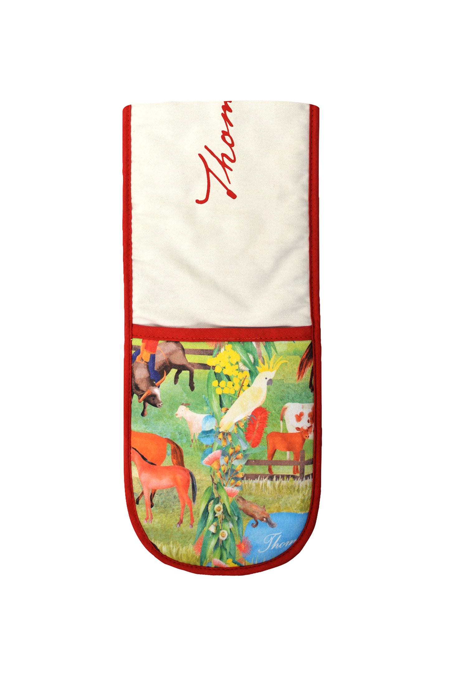 FARM FRIENDS DOUBLE OVEN GLOVE