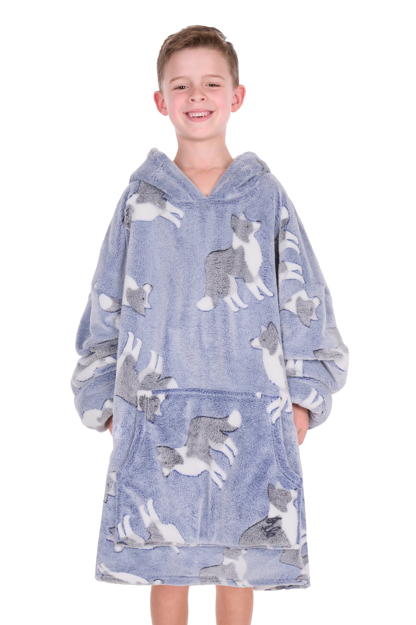 KIDS DOG SNUGGLE HOODIE