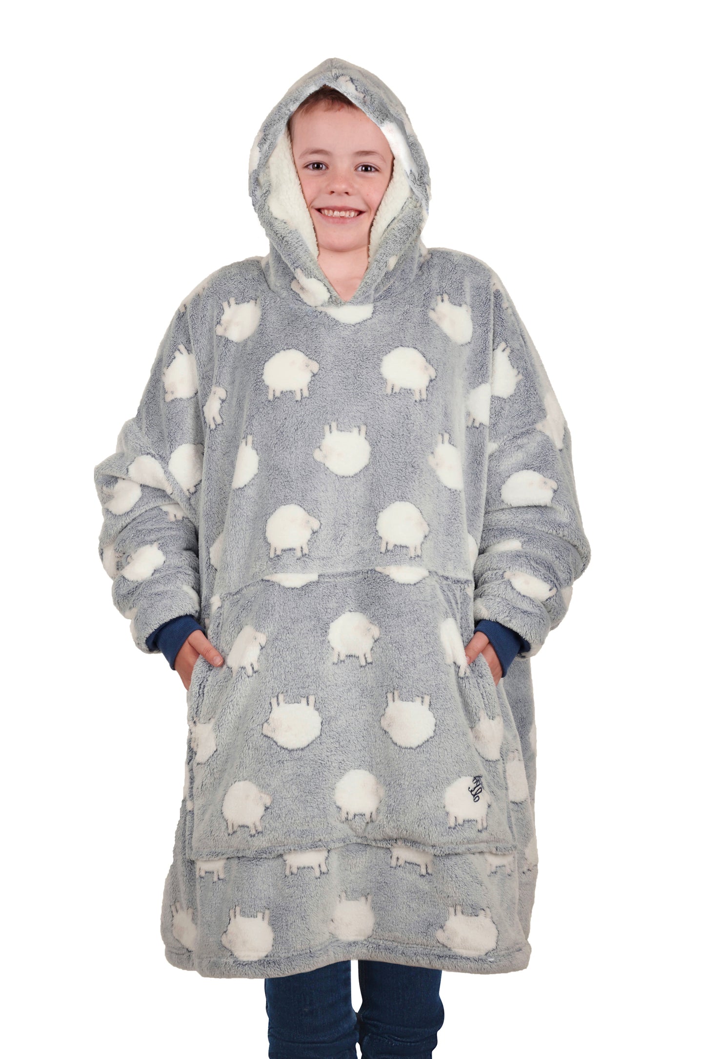 KIDS SHEEP SNUGGLE HOODIE