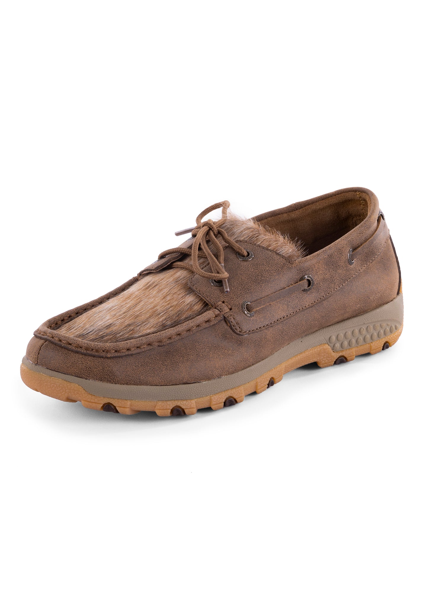 COW FUR CELLSTRETCH LACE UP