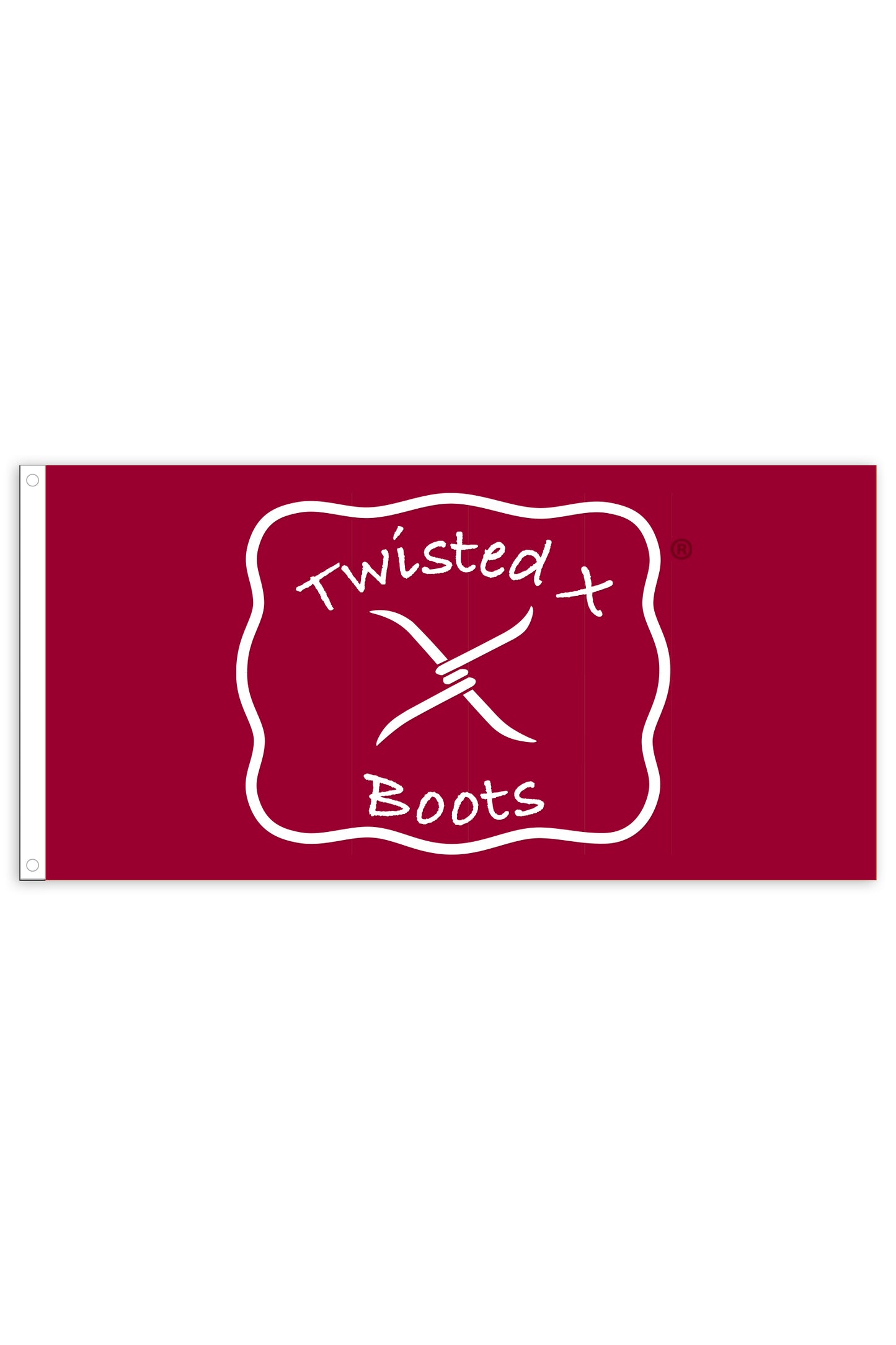 TWISTED X BOOTS LOGO FLAG