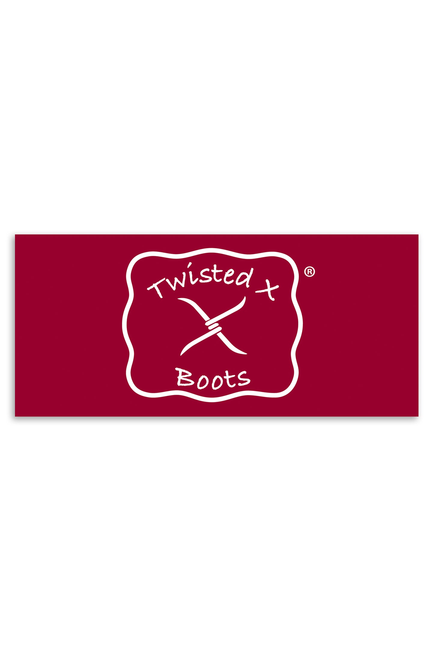 TWISTED X BOOTS LOGO STICKER