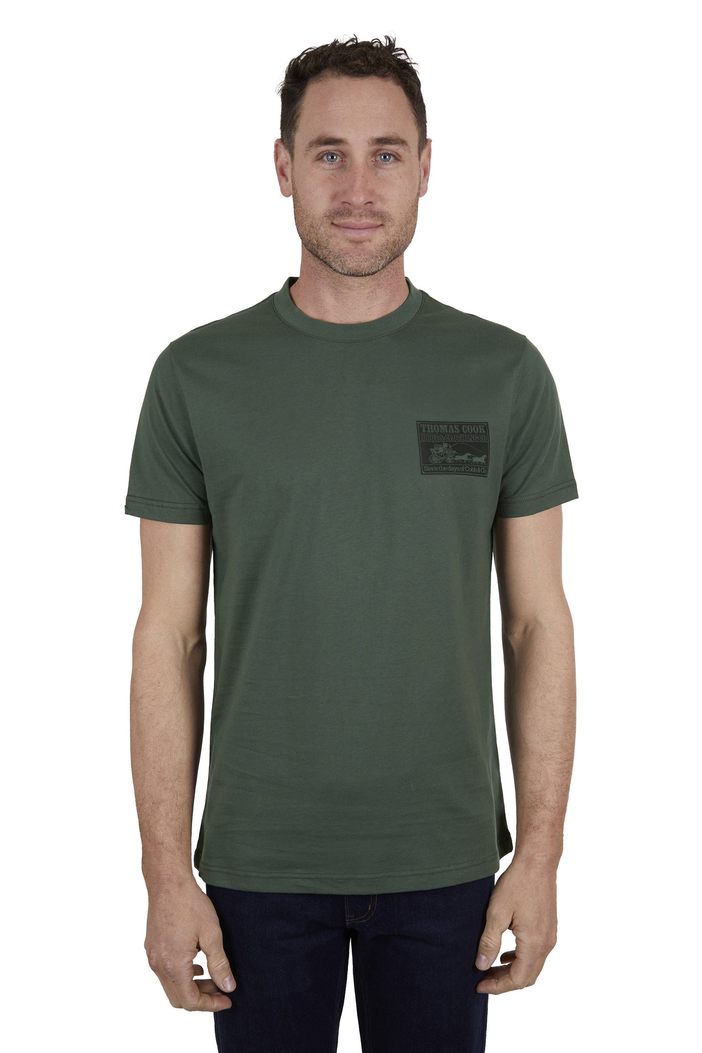 MENS COBB AND CO SS TEE