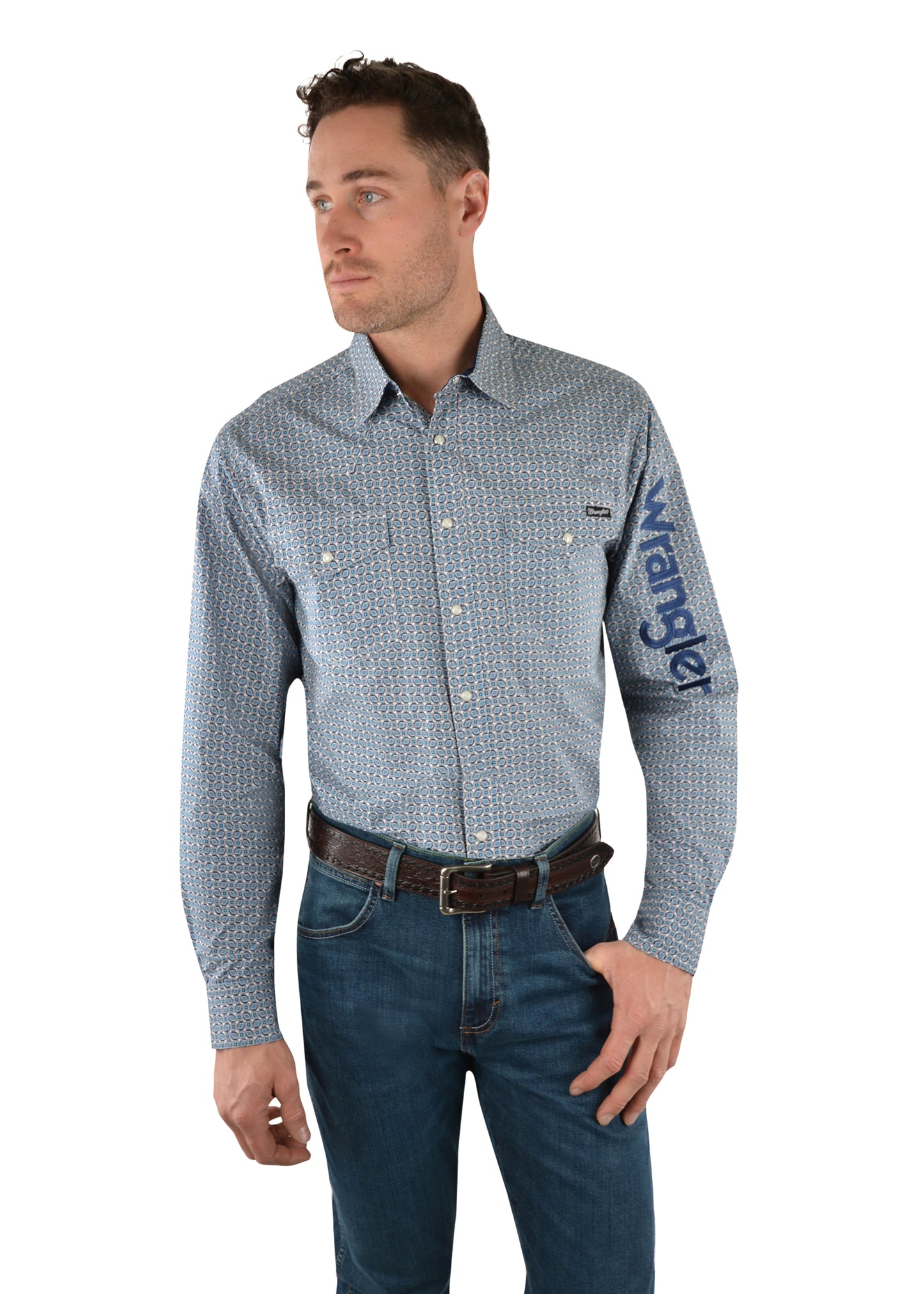 BARETTA PRINT WESTERN LS SHIRT