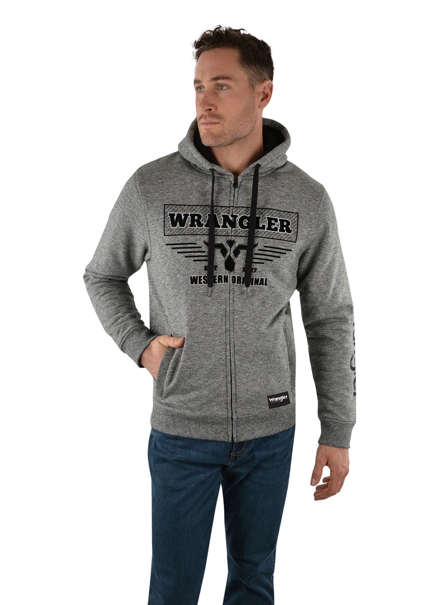 MARK ZIP THROUGH HOODIE