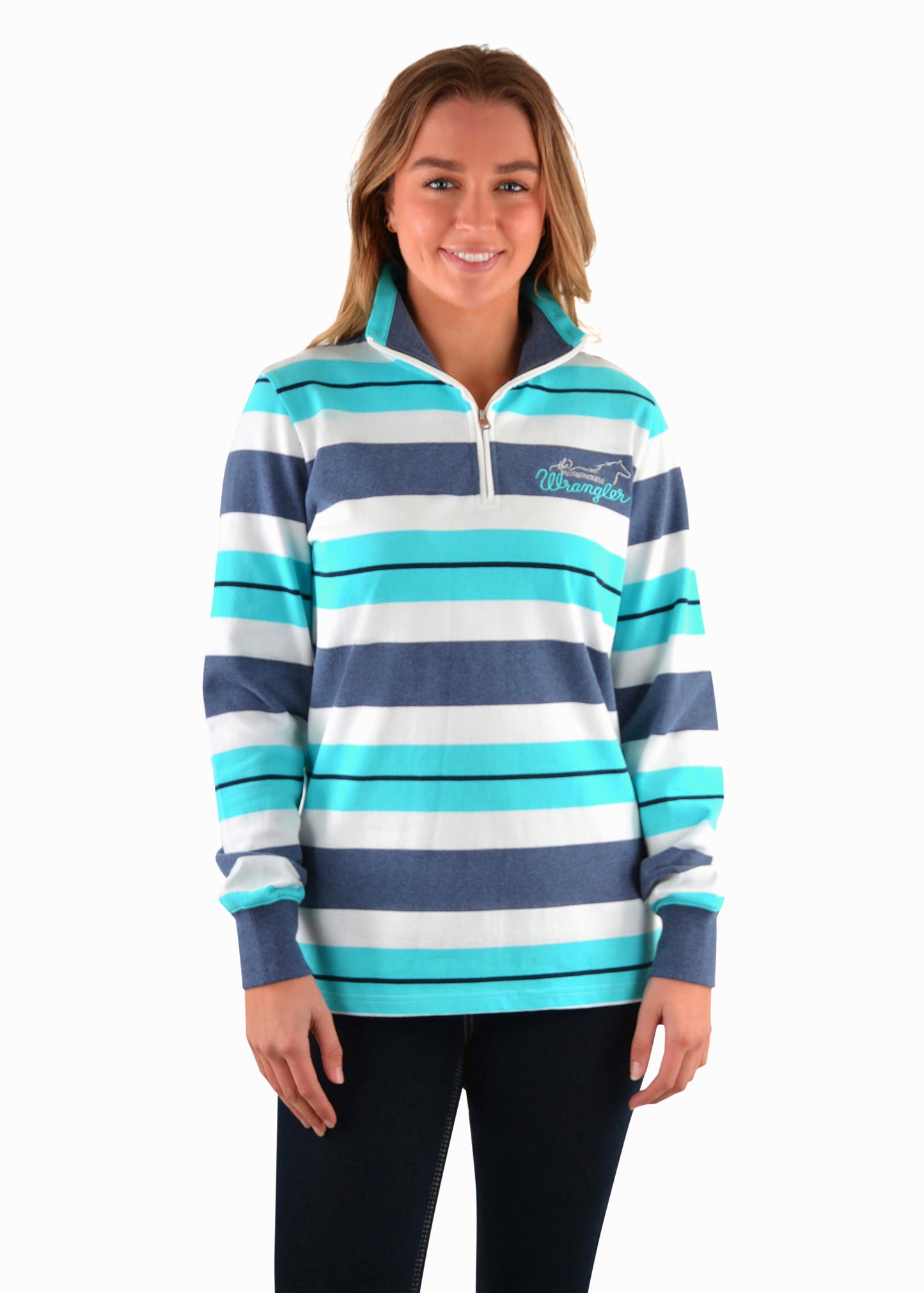 VALENTINA STRIPE L/S RUGBY