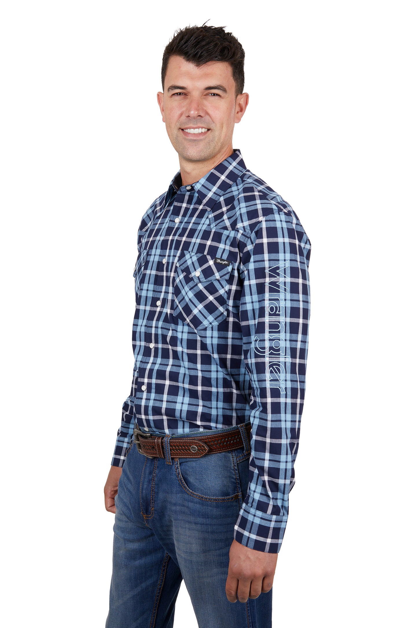 MENS BEN LOGO LS SHIRT