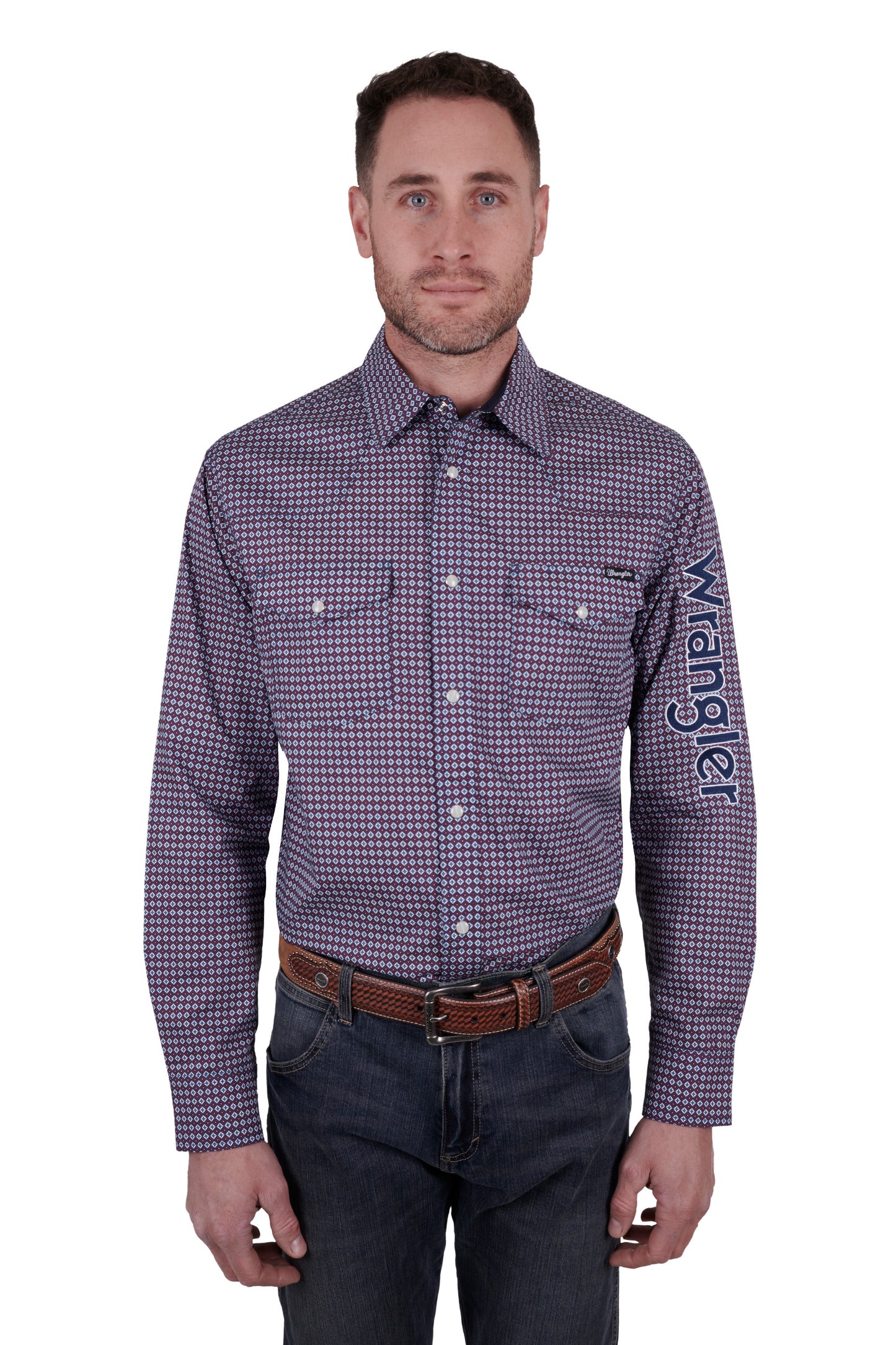 MENS MARK LOGO LS SHIRT