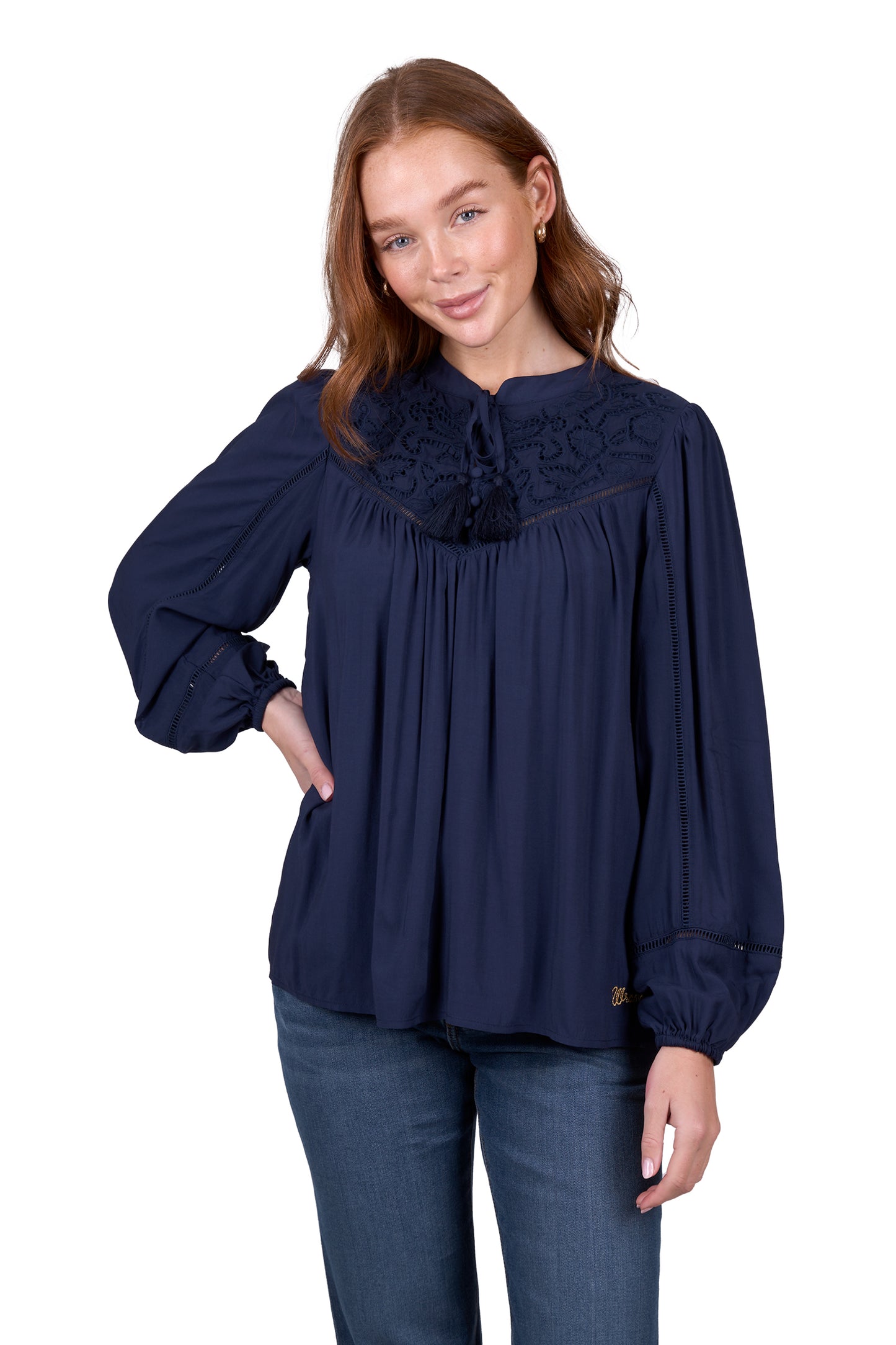 WMNS BRIDIE LS BLOUSE