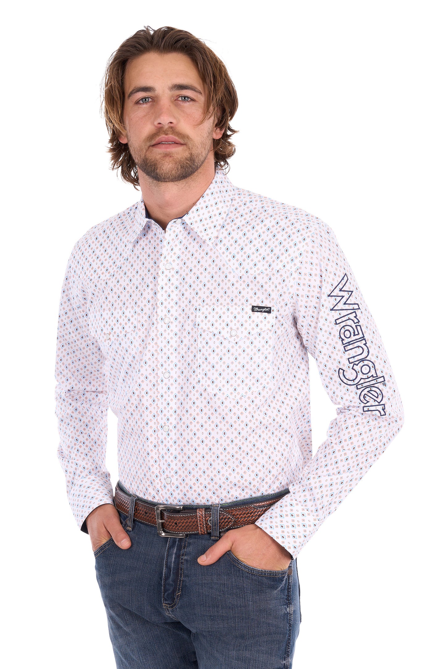 MENS FREDERICK LOGO LS SHIRT