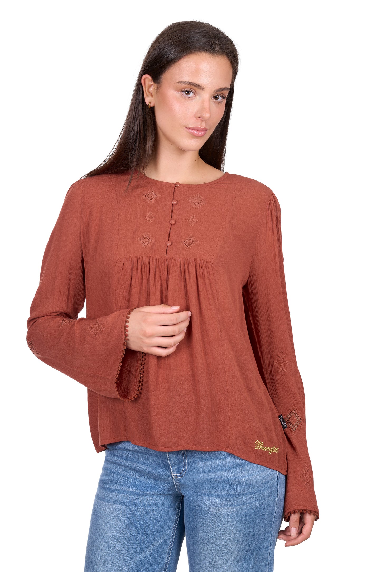 WMNS ROXANA LS BLOUSE